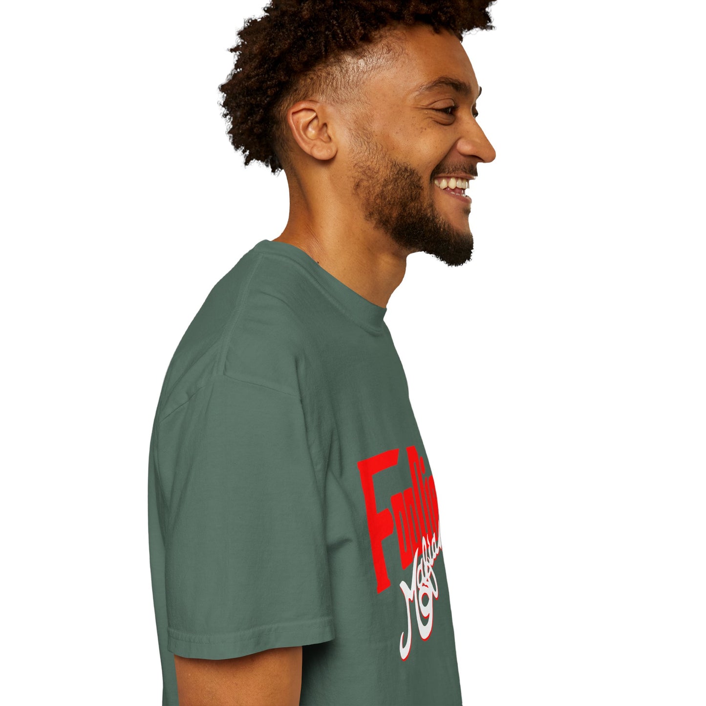 L.O.E.F Red Foodie Mafia Unisex Tee Shirt (White)