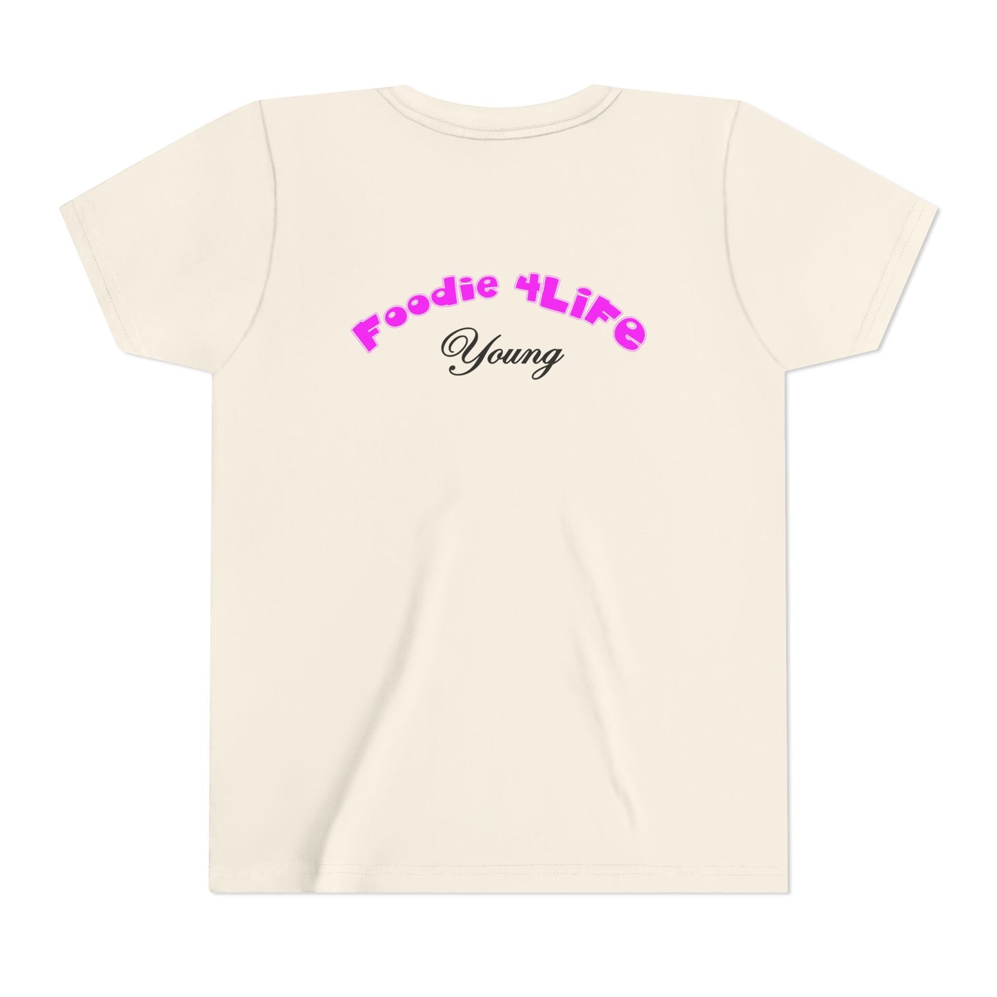 L.O.E.F Foodie 4Life Young Short Sleeve Tee (Fuchsia)