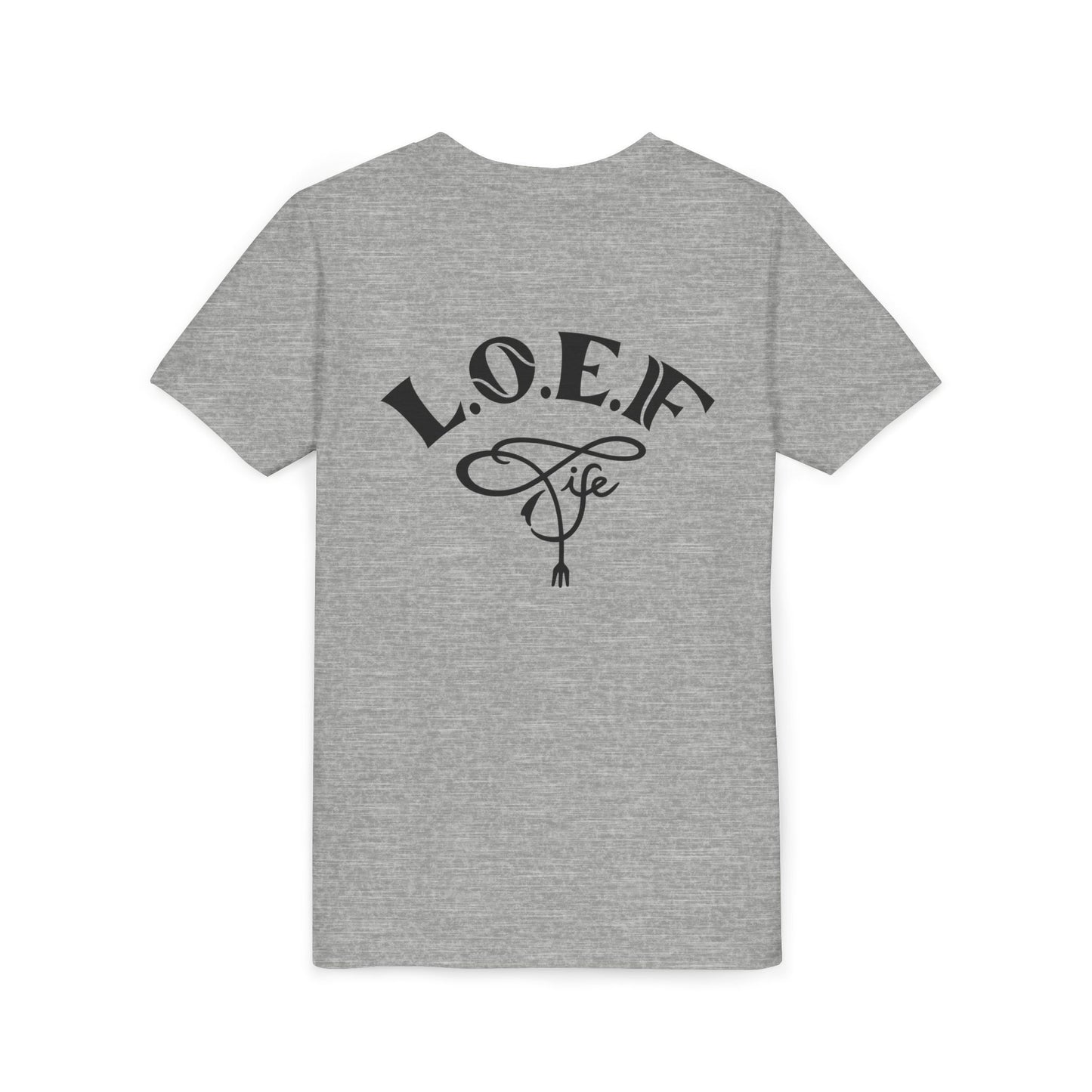 L.O.E.F Foodie 4Life Young Tee Shirt  (Violet)