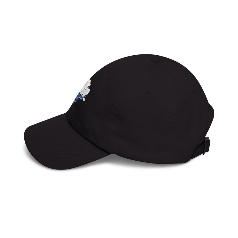 L.O.E.F White Foodie Cap (Cobalt Blue)