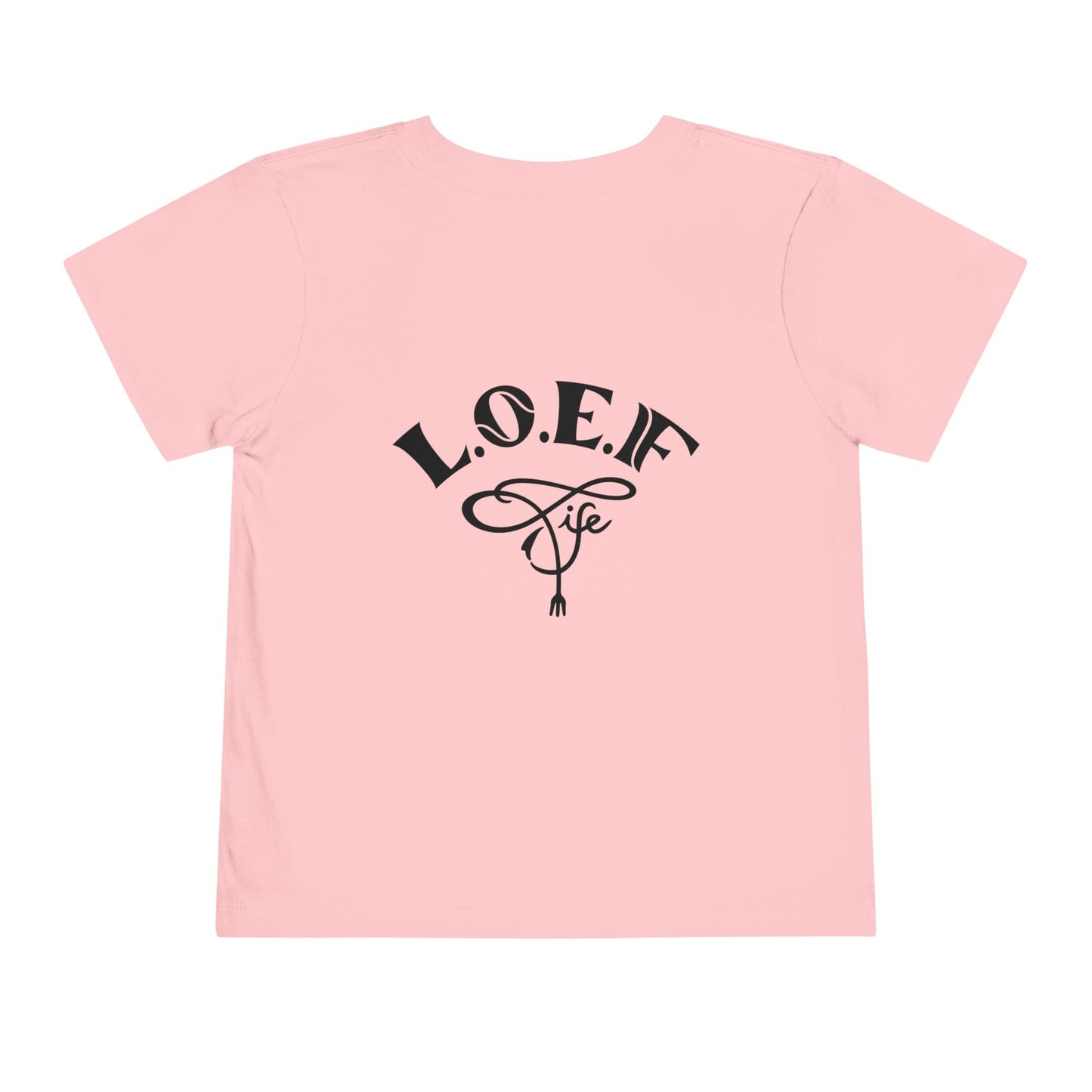 L.O.E.F Foodie 4Life Baby Tee Shirt  (Rust)