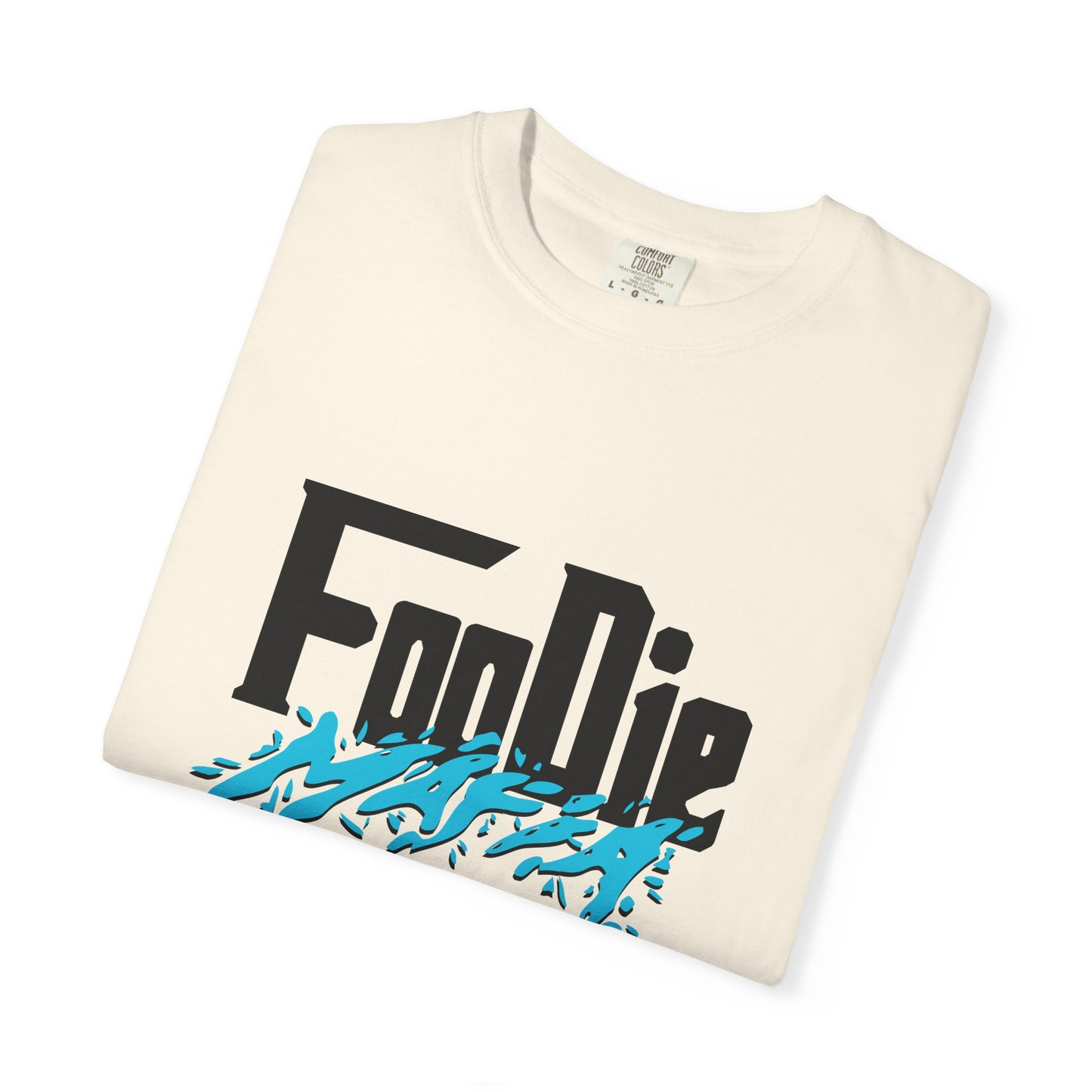 L.O.E.F Foodie Mafia Unisex Tee Shirt (Aqua Blue)