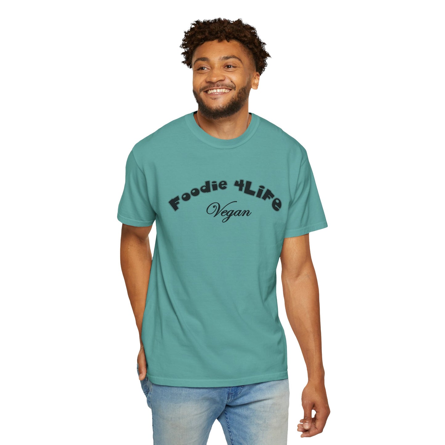 L.O.E.F Foodie 4Life Vegan Unisex Tee Shirt (Black)