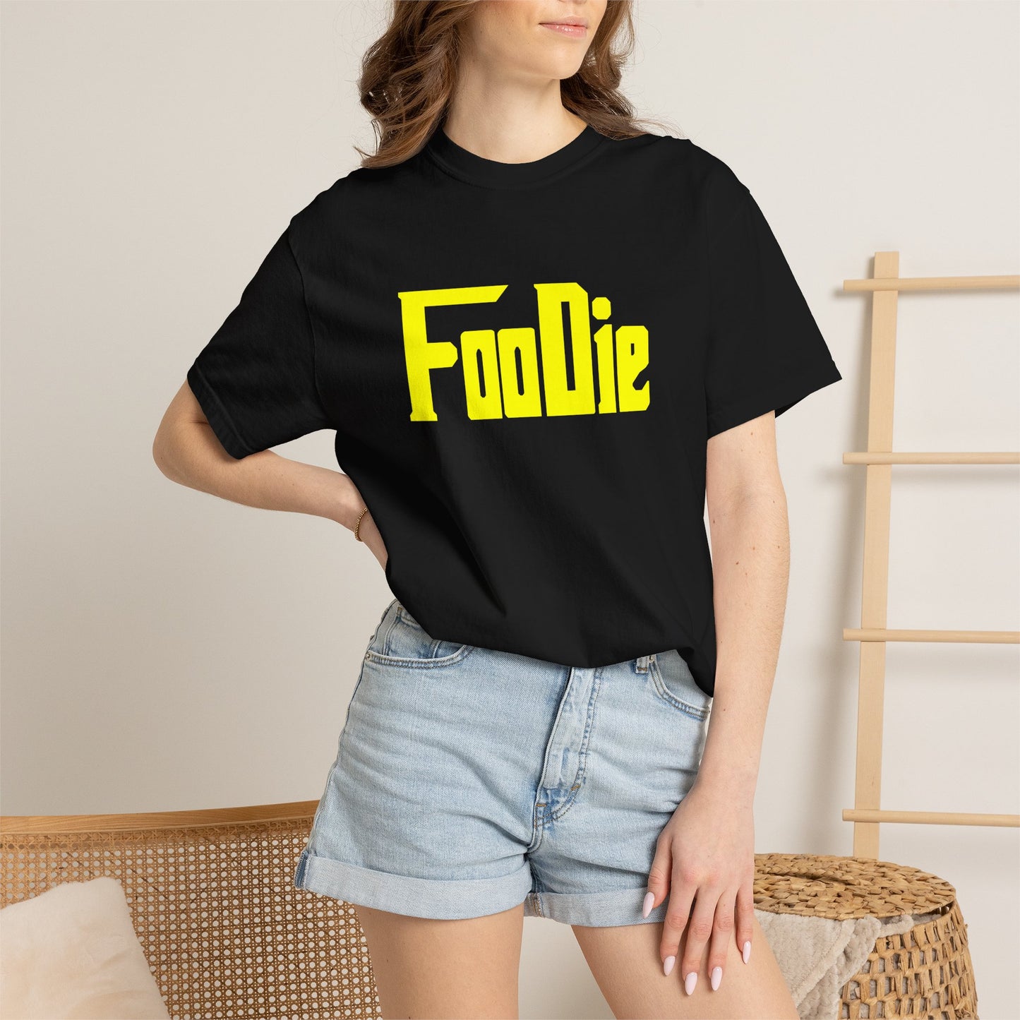 L.O.E.F Foodie Unisex Tee Shirt  (Yellow)