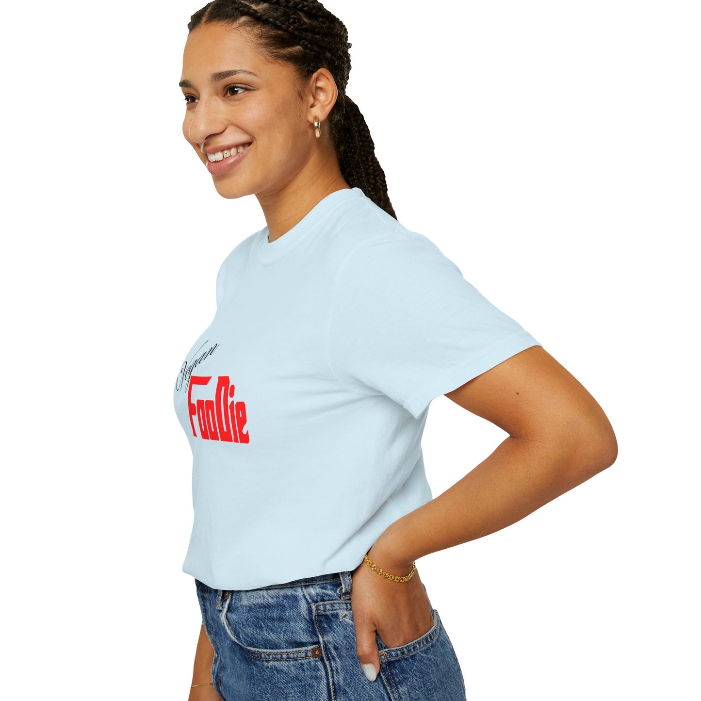 L.O.E.F Unisex Vegan Foodie Tee Shirt (Fiery Red)