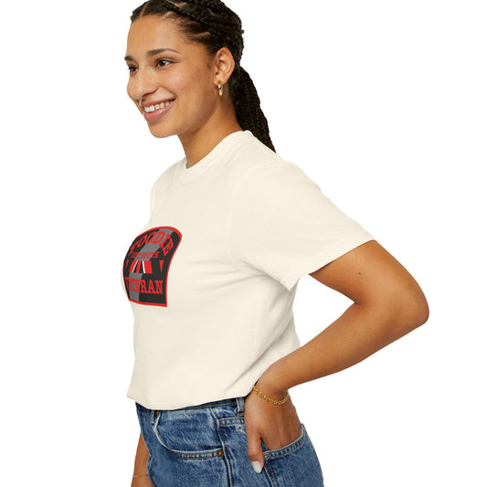 L.O.E.F Foodie Veteran DIRTY SOUTH Unisex Tee Shirt (Red)