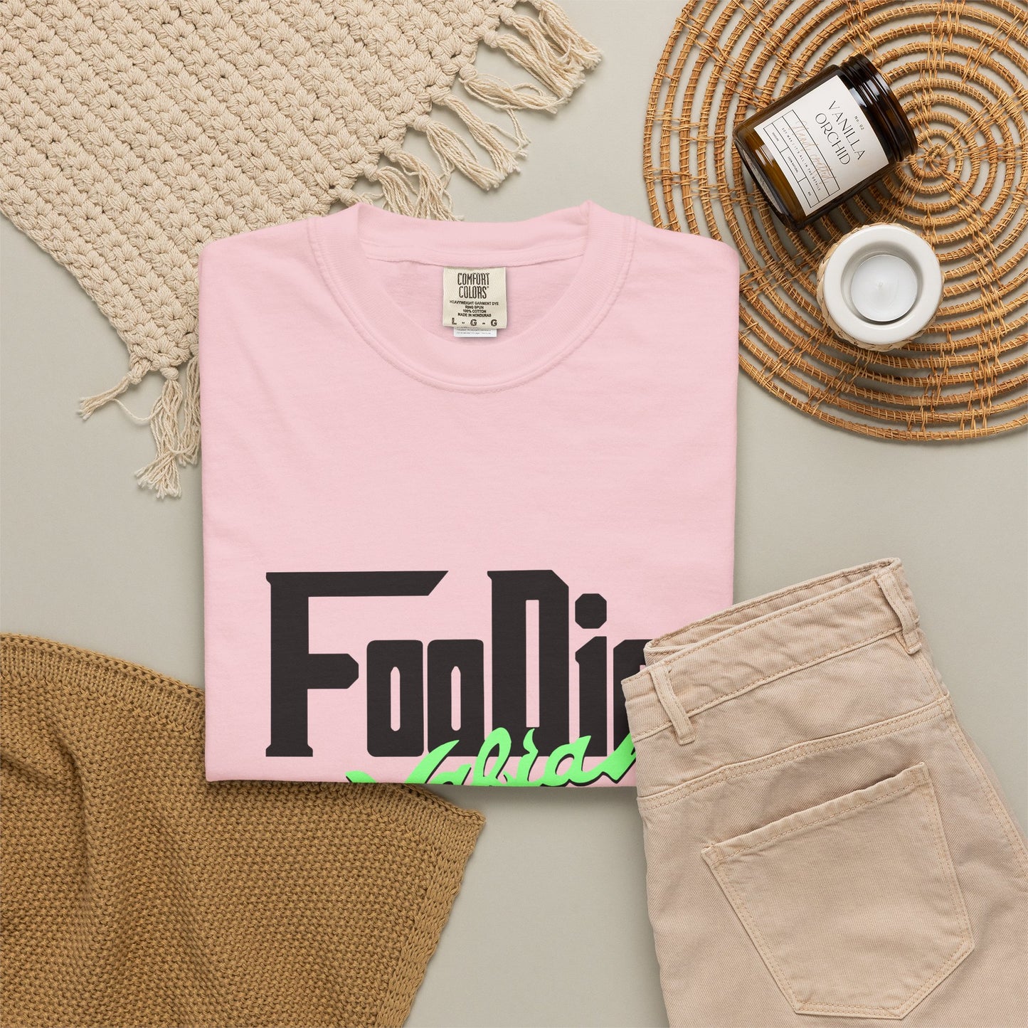 L.O.E.F Foodie Mafia Unisex Tee shirt (Mint Green)