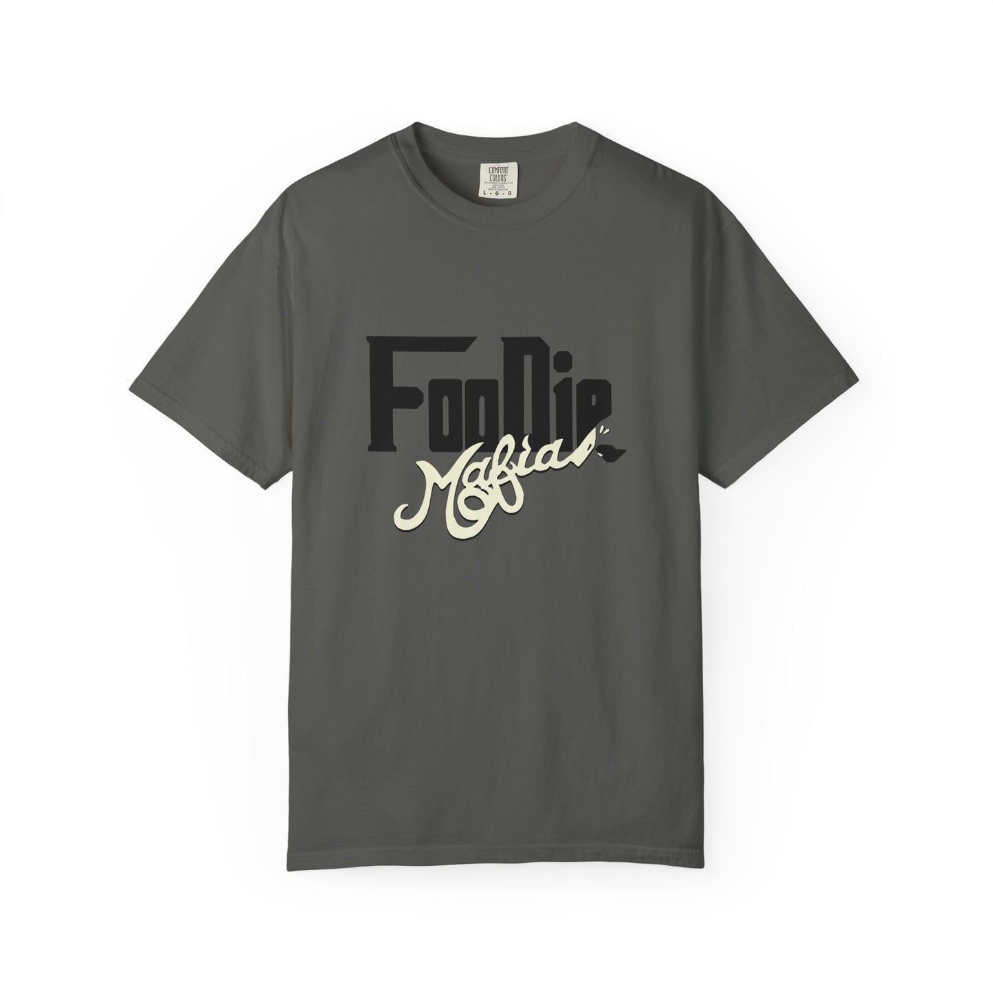 L.O.E.F Foodie Mafia Unisex Tee Shirt (Cream)
