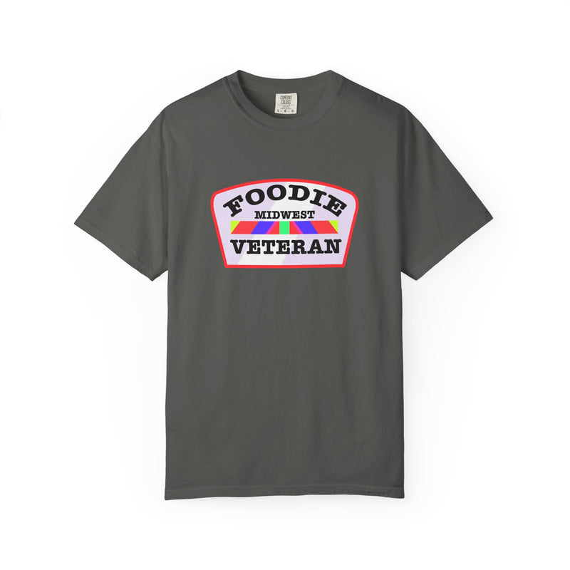 L.O.E.F Foodie Veteran MIDWEST Unisex Tee Shirt (Soft Pink)