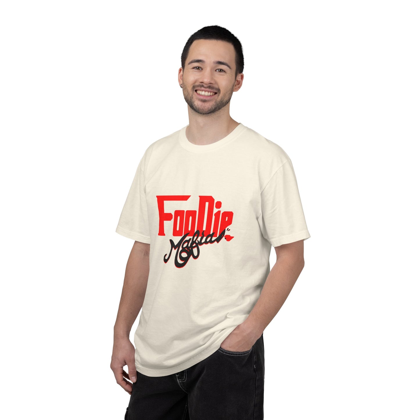 L.O.E.F Red Foodie Mafia Unisex Tee shirt (Black)