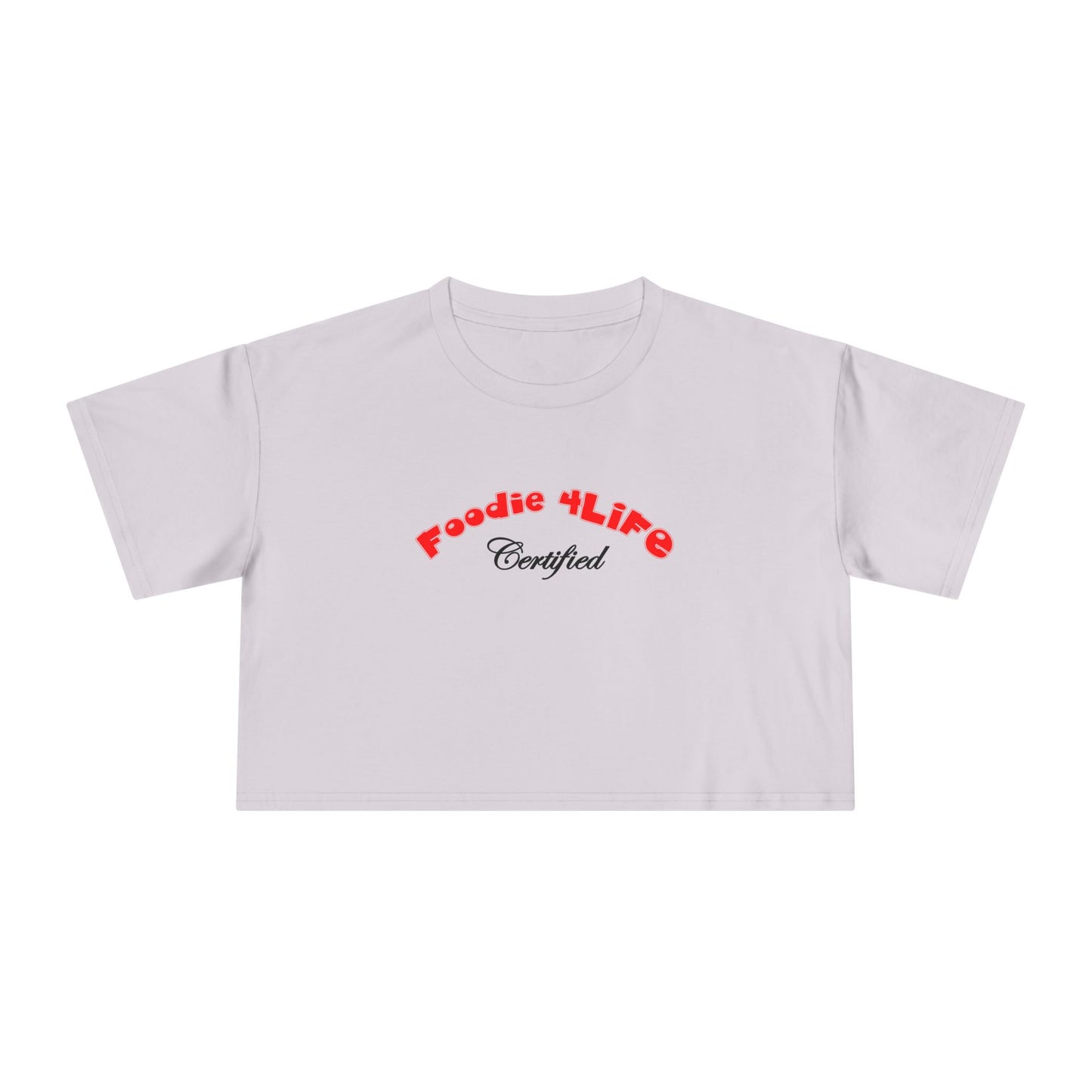 L.O.E.F Foodie 4Life Certified Crop Tee (Fiery Red)