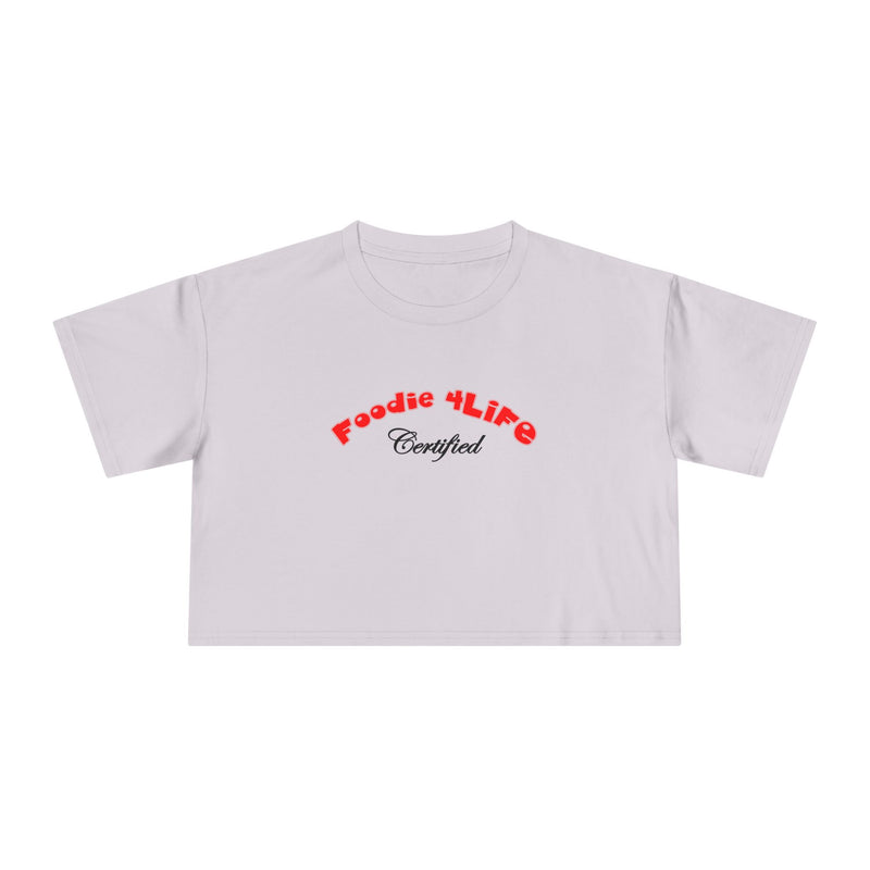 L.O.E.F Foodie 4Life Certified Crop Tee (Fiery Red)