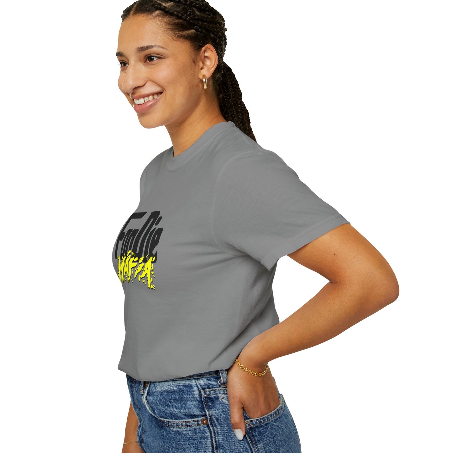 L.O.E.F Foodie Mafia Unisex Tee Shirt (Bright Yellow)
