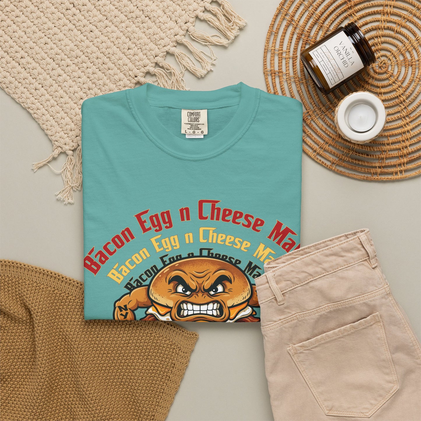 L.O.E.F Bacon Egg n Cheese Mafia Unisex Tee Shirt