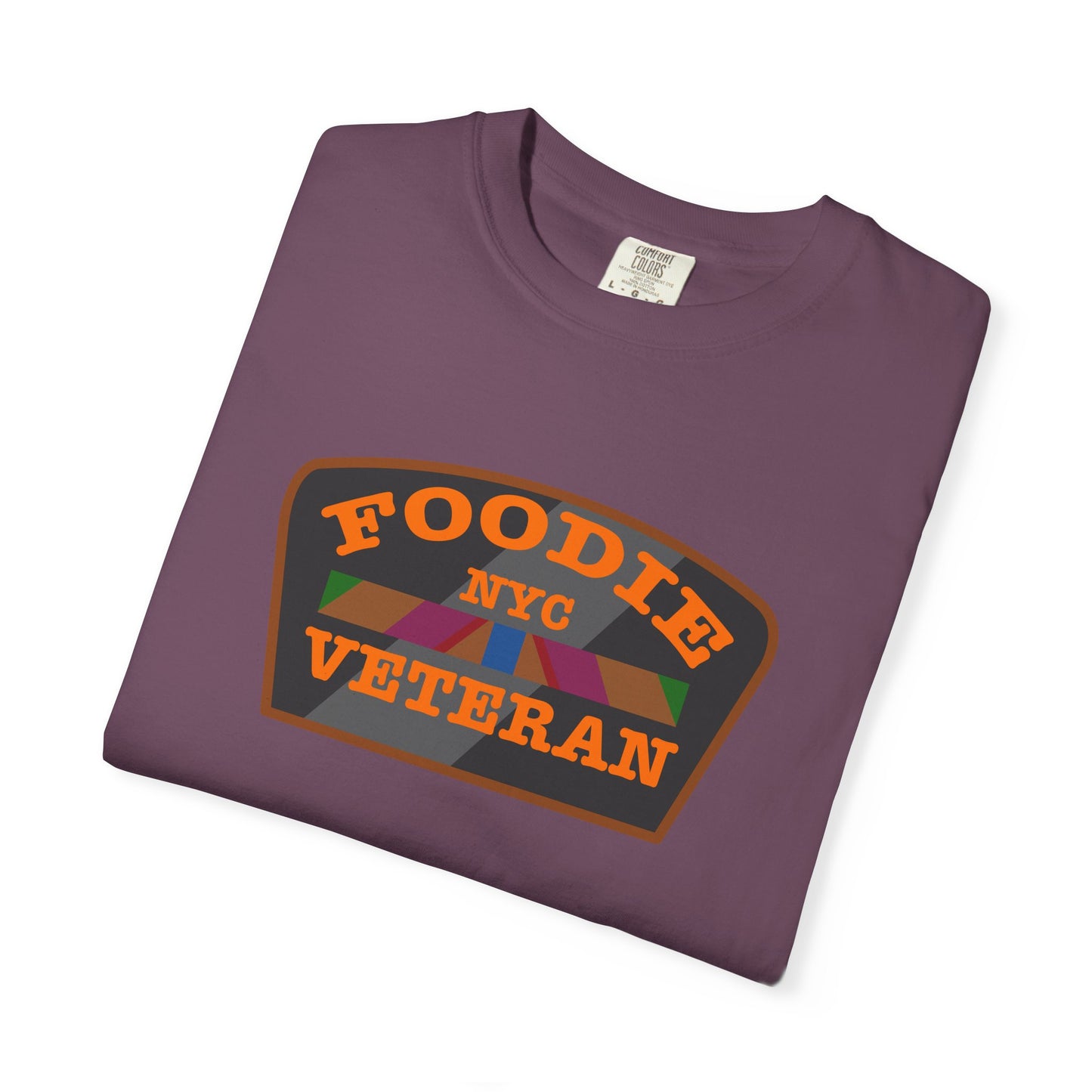 L.O.E.F Foodie Veteran NYC Unisex Tee Shirt (Orange)