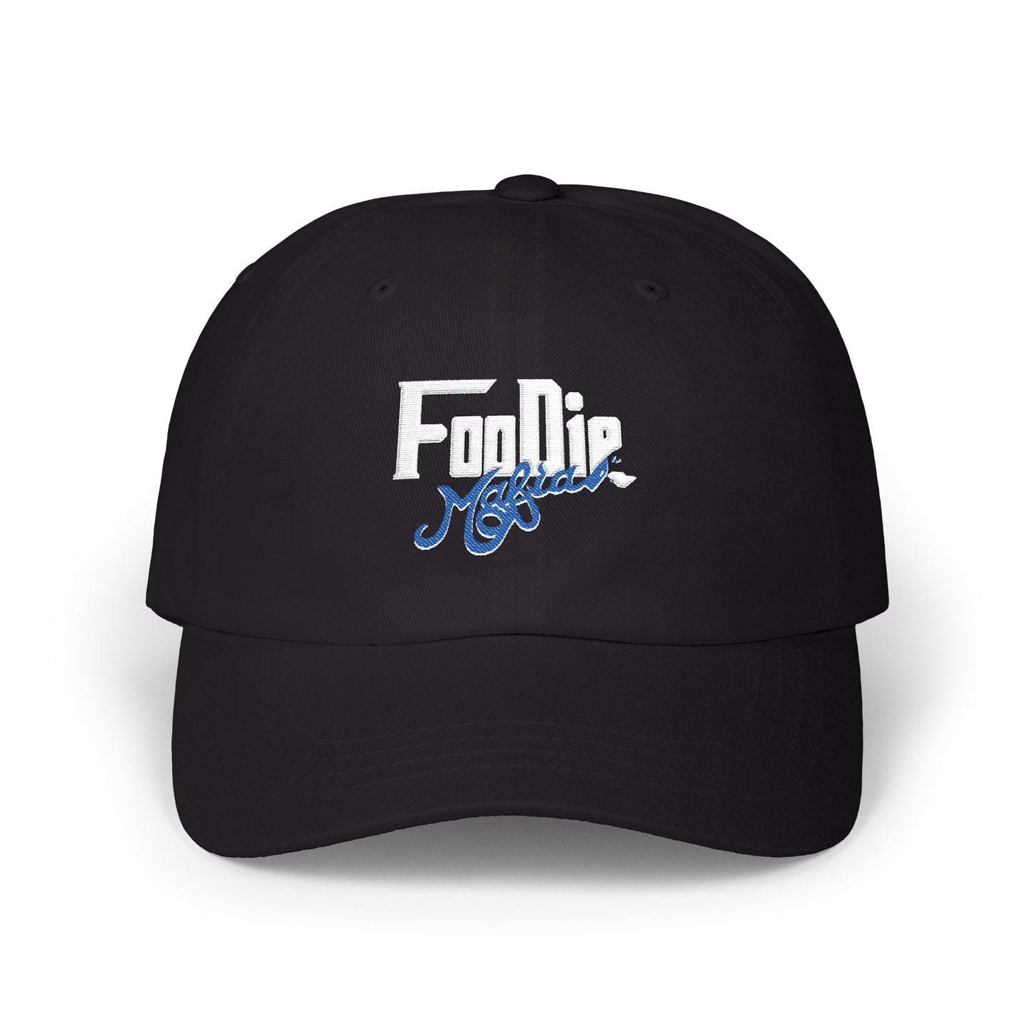 L.O.E.F White Foodie Cap (Cobalt Blue)