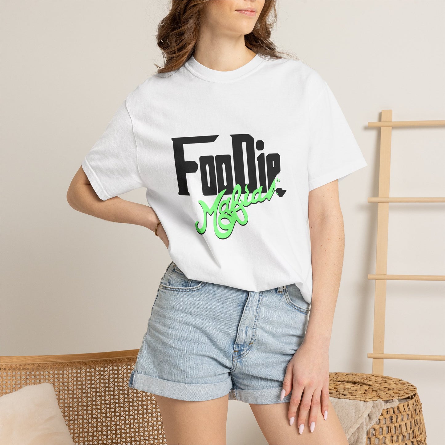 L.O.E.F Foodie Mafia Unisex Tee shirt (Mint Green)