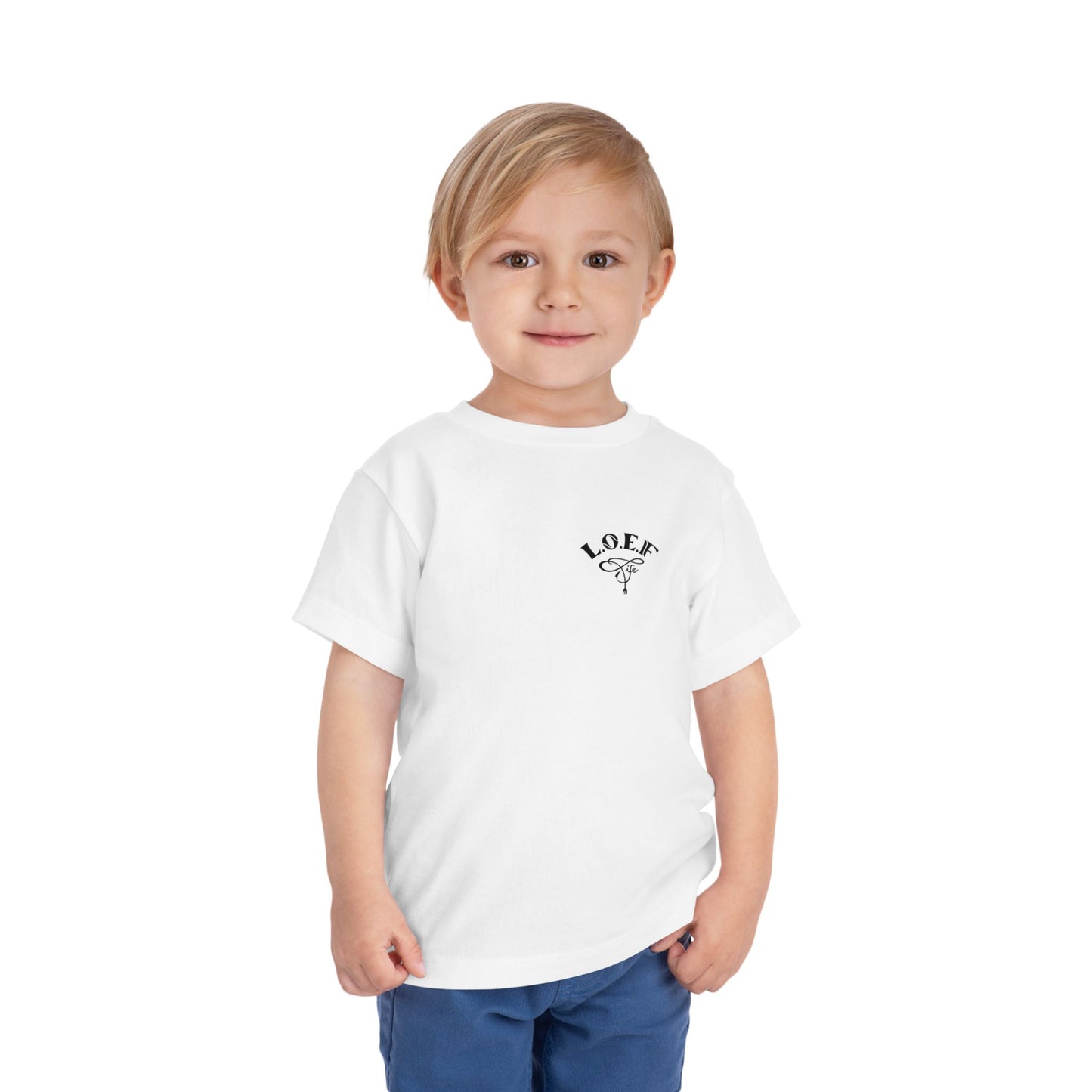 L.O.E.F Foodie 4Life Baby Tee Shirt (Soft Pink)