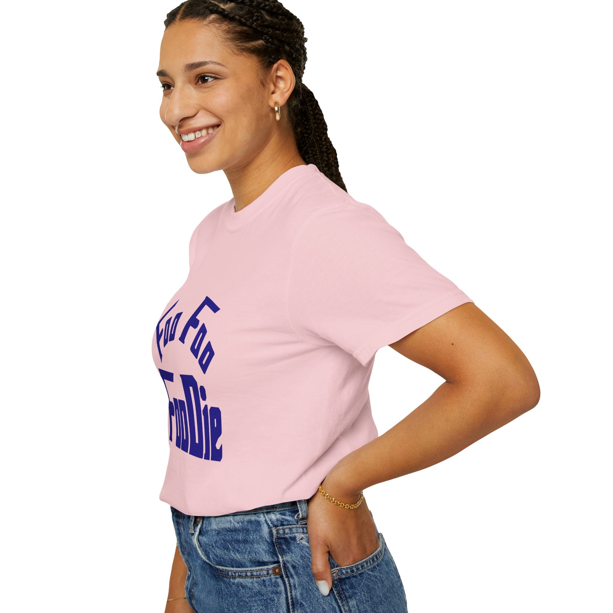 L.O.E.F FOO FOO FOODIE Unisex Tee shirt(Dark Blue)
