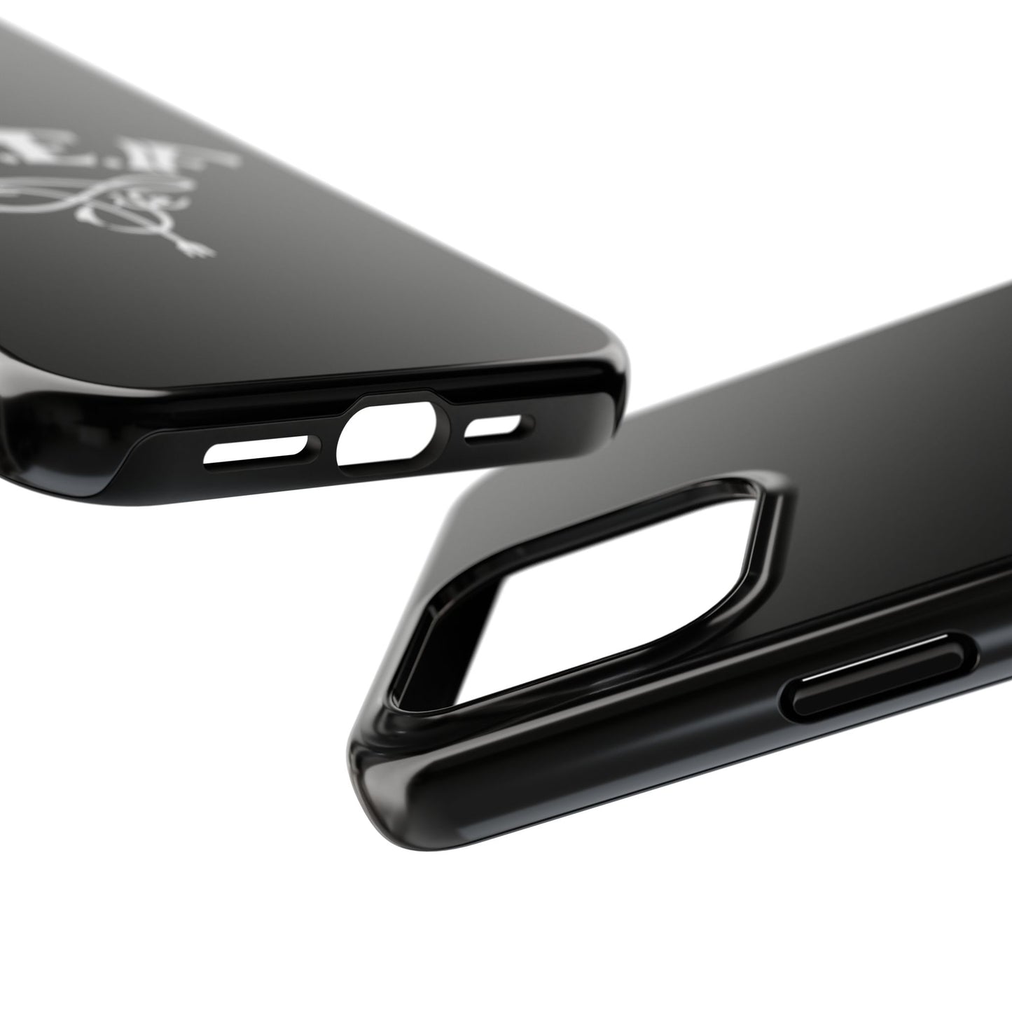 L.O.E.F Black Glossy Protective Phone Case