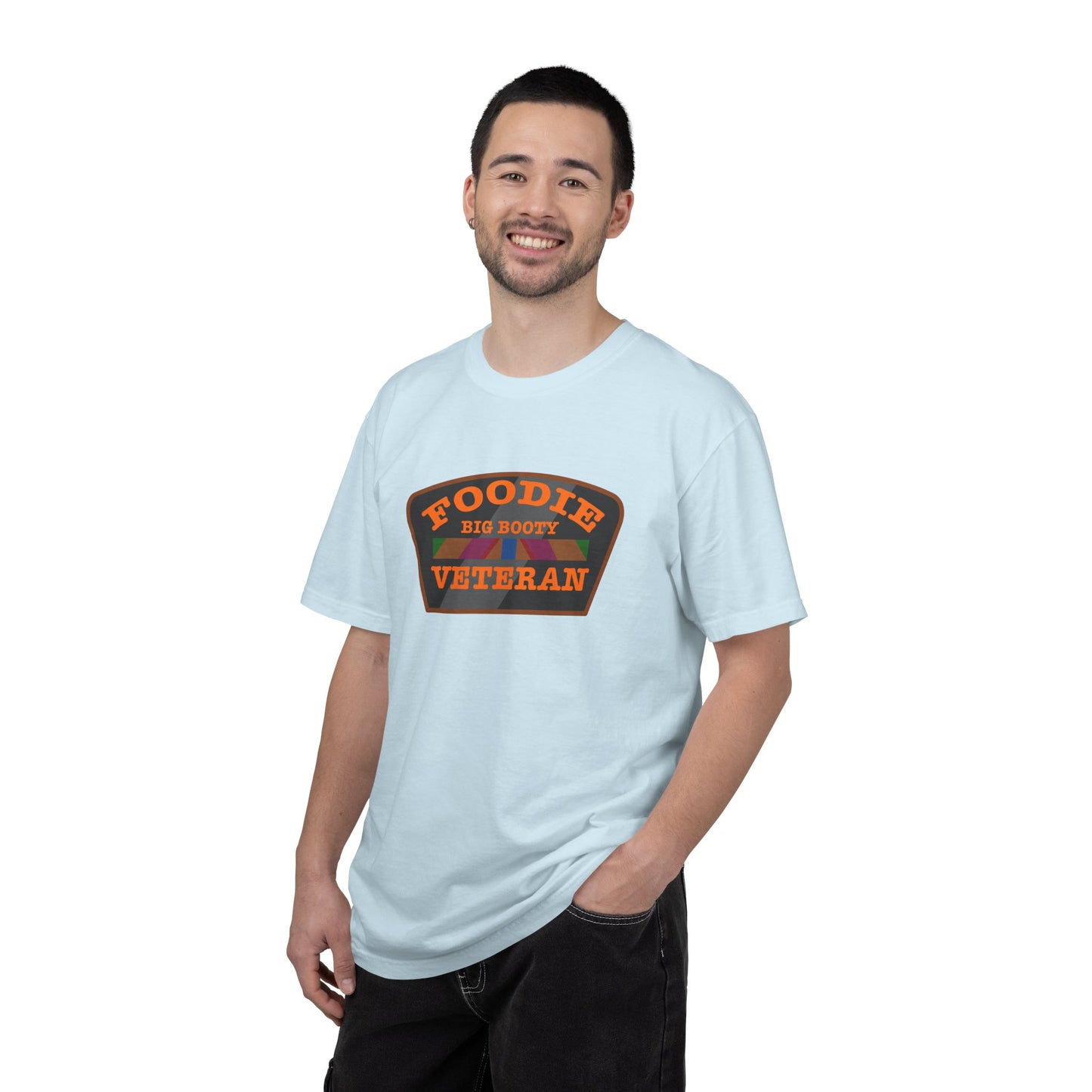 L.O.E.F Foodie Veteran BIG BOOTY Unisex Tee Shirt (Orange)