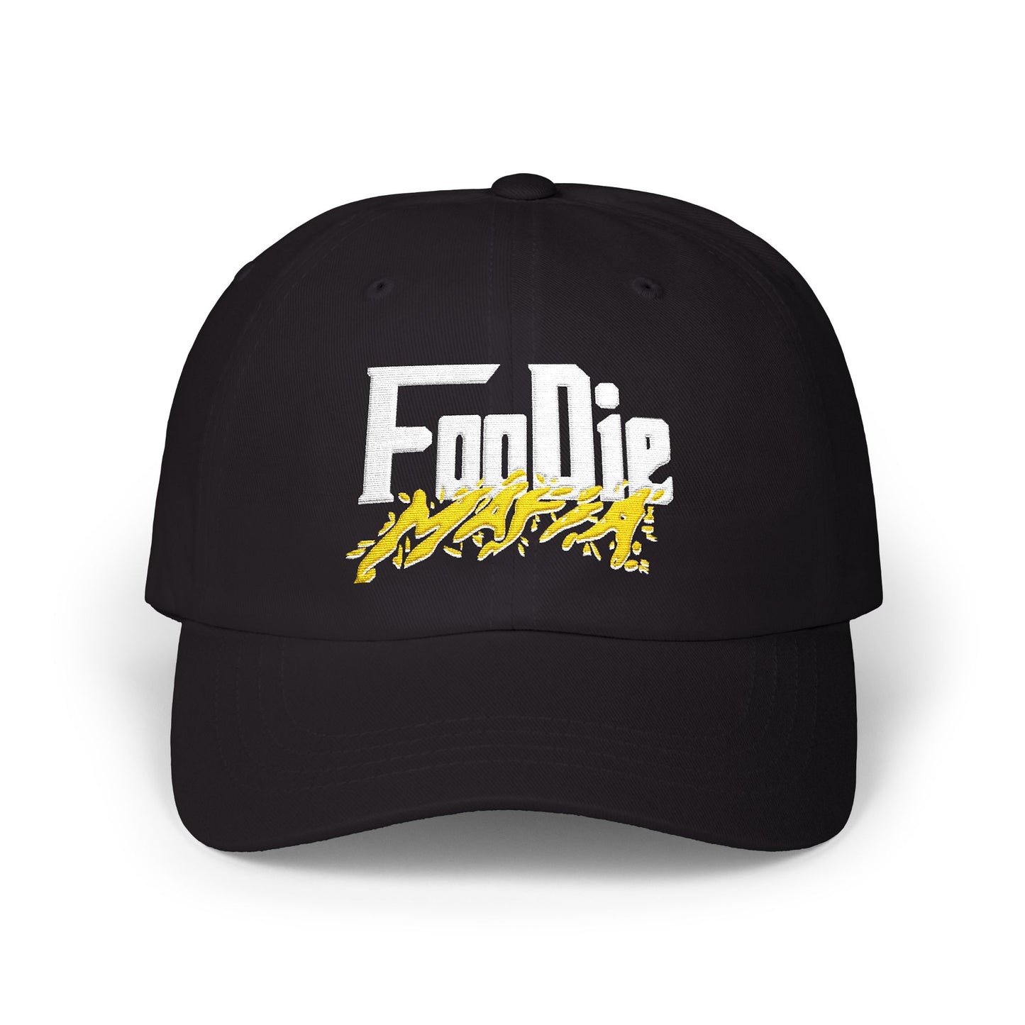 L.O.E.F  White Foodie Mafia Cap (Bright Yellow)