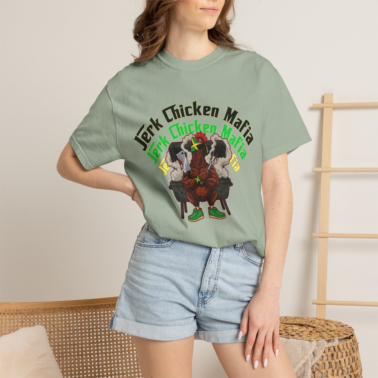 L.O.E.F Jerk Chicken Mafia Unisex Tee Shirt