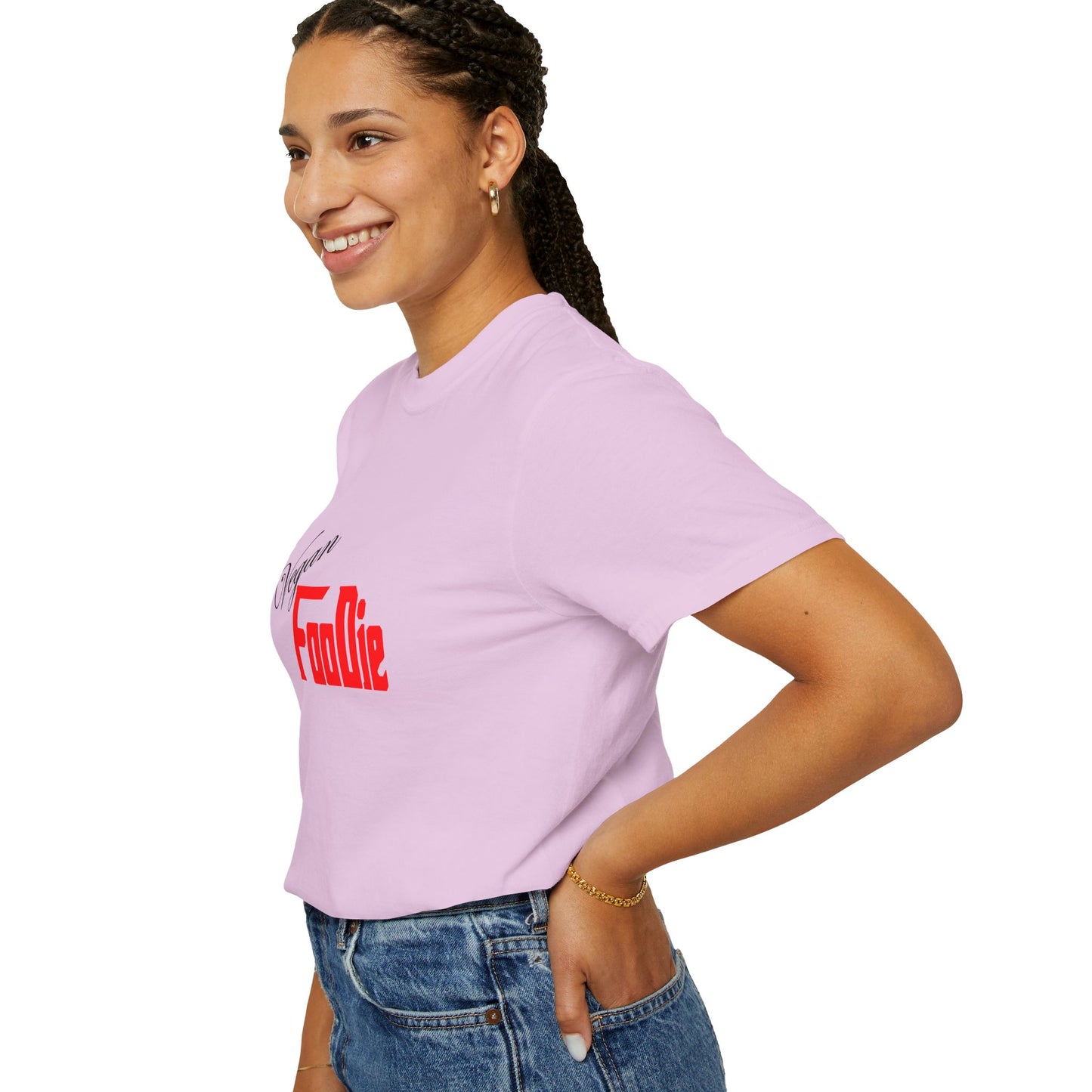 L.O.E.F Unisex Vegan Foodie Tee Shirt (Fiery Red)