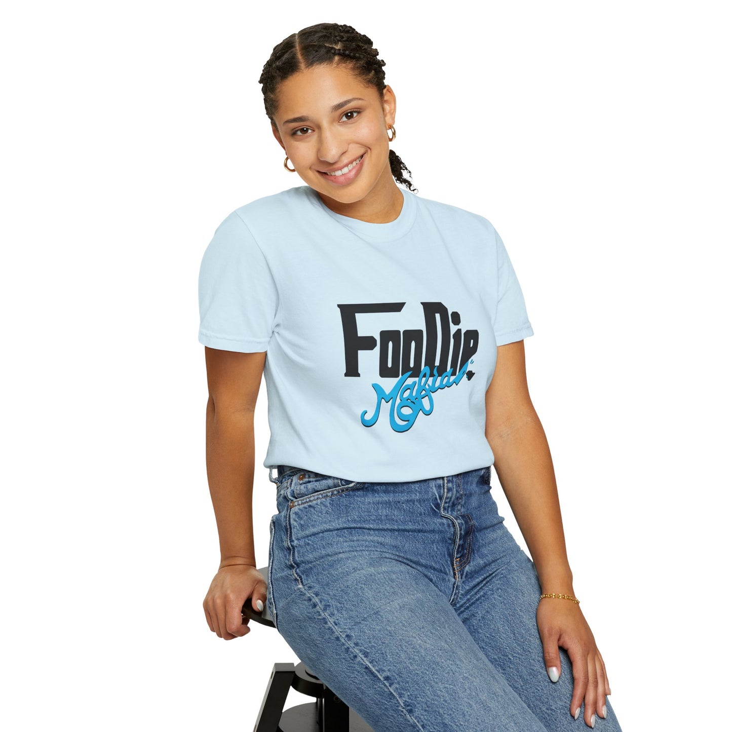 L.O.E.F Foodie Mafia Unisex Tee Shirt (Apricot)