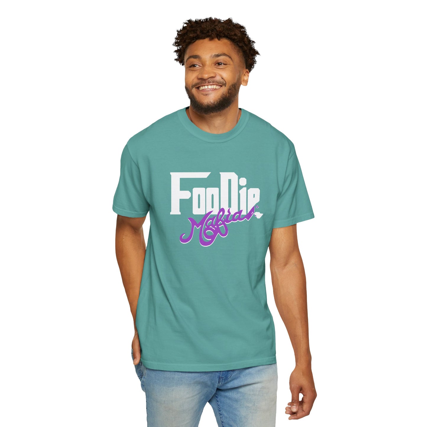 L.O.E.F Foodie Mafia Unisex Tee Shirt  (Purple)