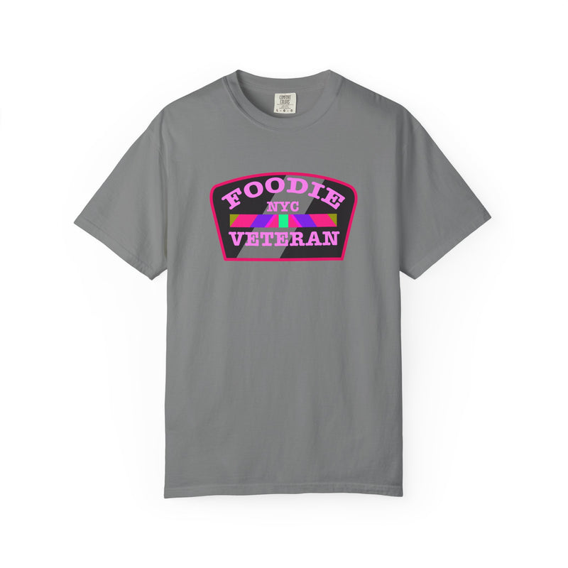 L.O.E.F Foodie Veteran NYC Unisex Tee Shirt (Pink)