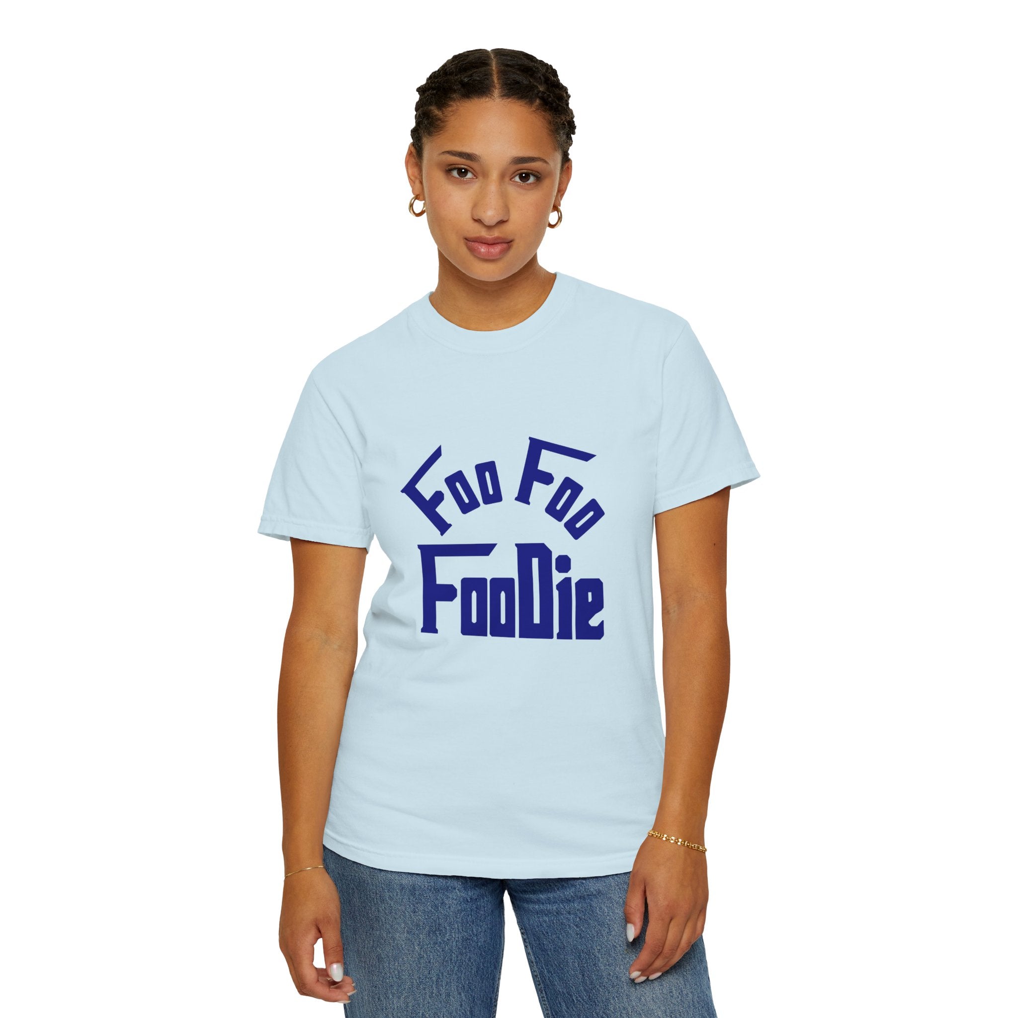 L.O.E.F FOO FOO FOODIE Unisex Tee shirt(Dark Blue)