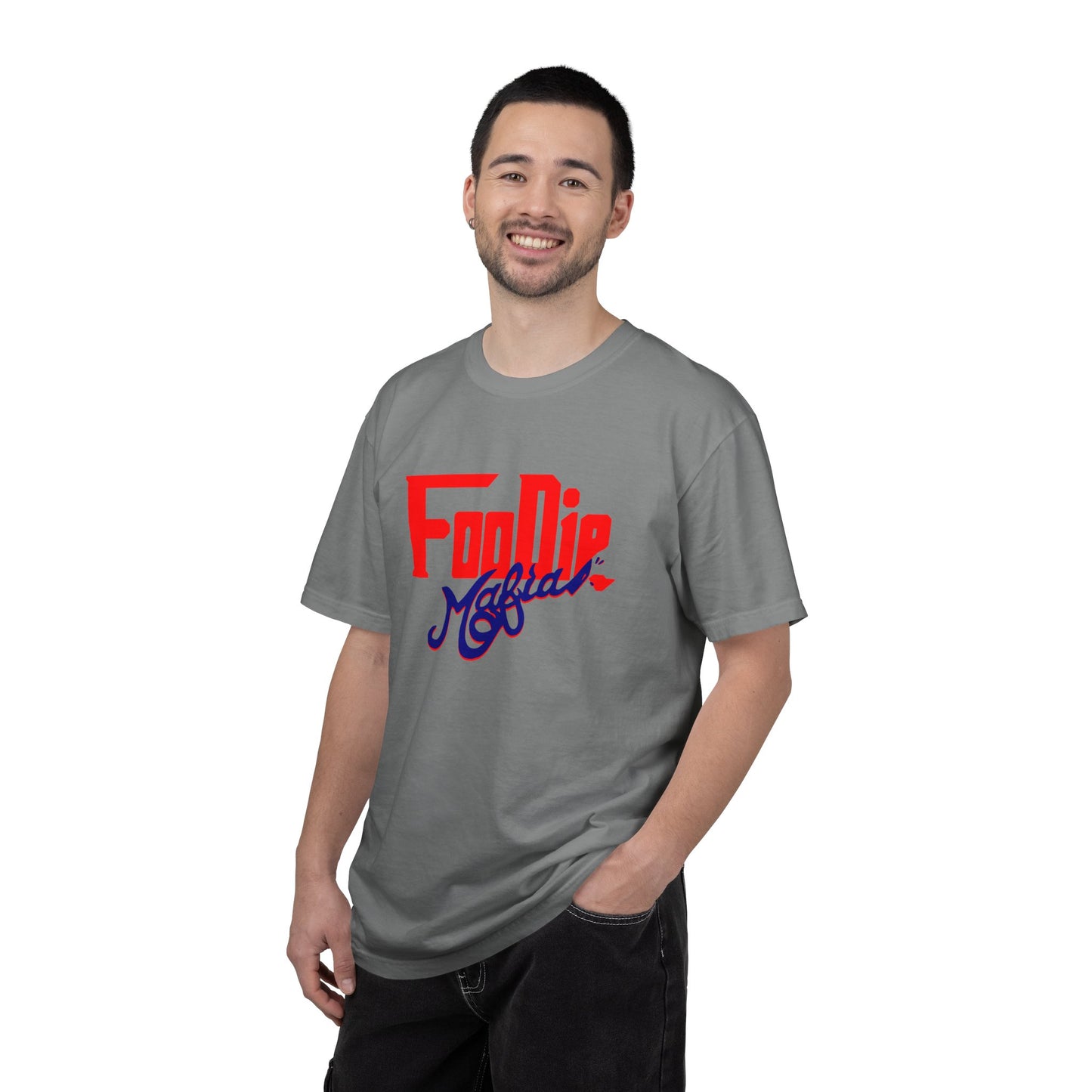 L.O.E.F Red Foodie Mafia Unisex Tee shirt (Dark Blue)