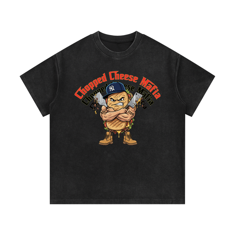 Mineral Wash Waffle Knit T-Shirt