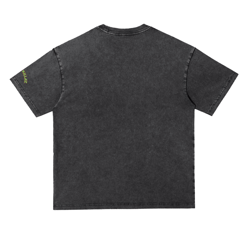 L.O.E.F. Life Oxtail Killaz Snow Washed Heavyweight Oversize T-Shirt