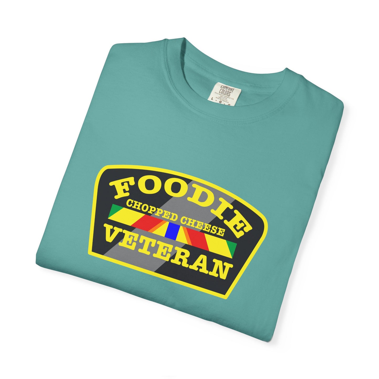 L.O.E.F Foodie Veteran Chopped Cheese Unisex Tee Shirt (Yellow)