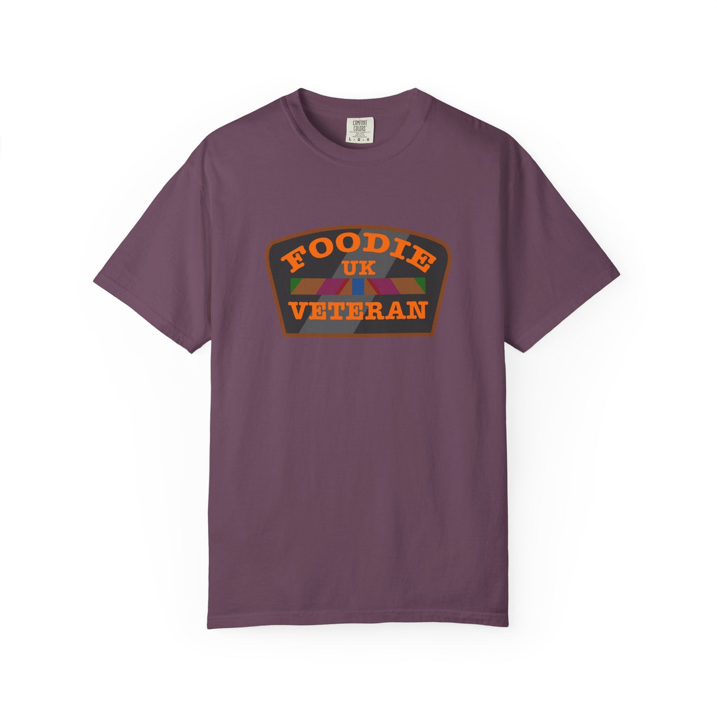 L.O.E.F Foodie Veteran UK Unisex Tee Shirt (Orange)