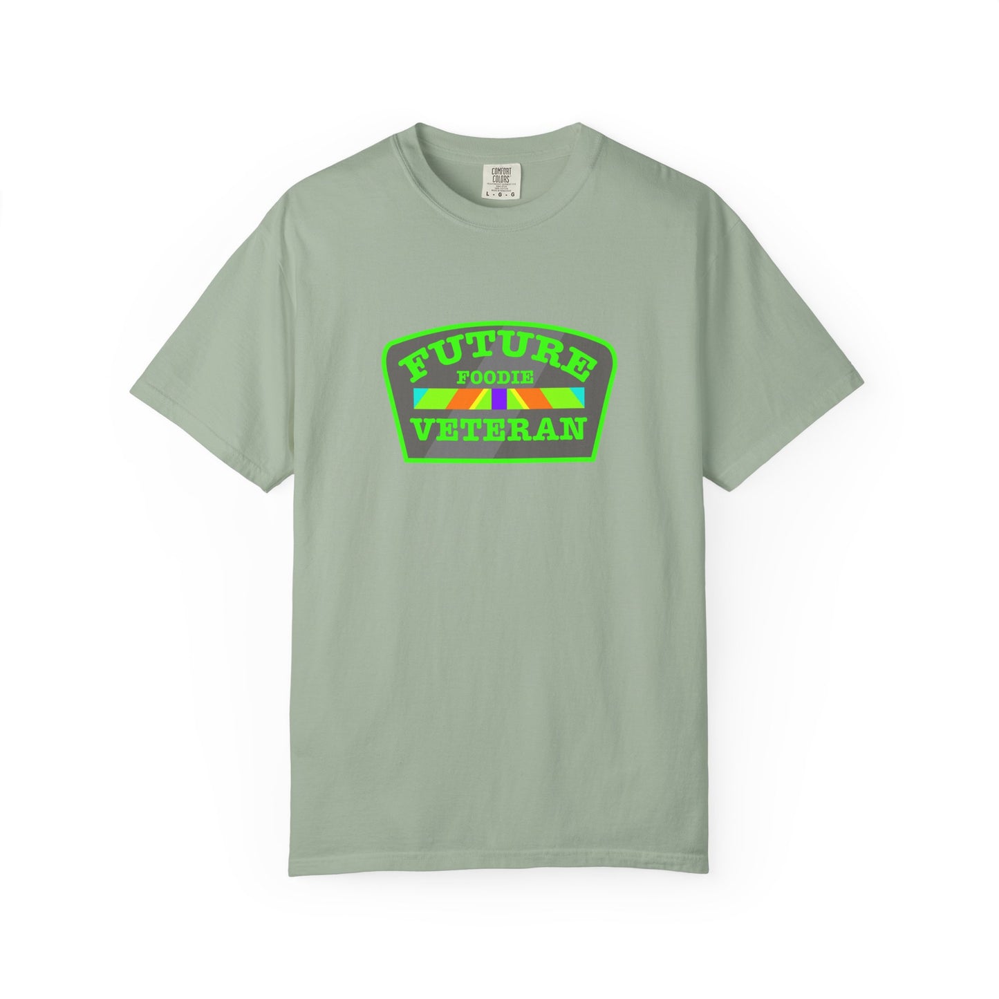 L.O.E.F Future Foodie Veteran Tee Shirt  (Neon Green)