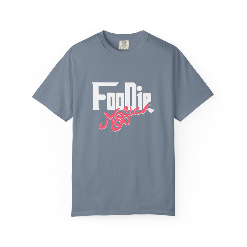 L.O.E.F White Foodie Mafia Unisex Tee shirt (Fiery Red)