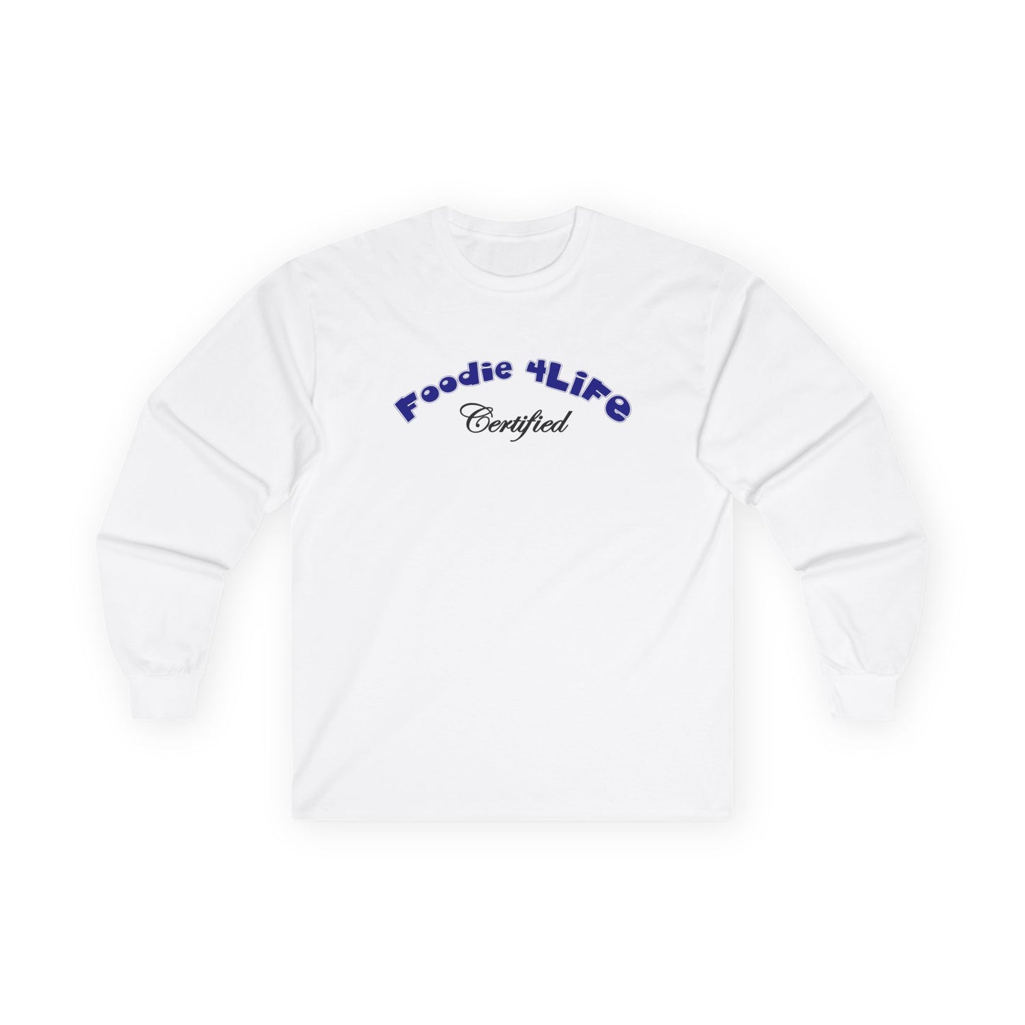 L.O.E.F Foodie 4Life Certified Long Sleeve Tee (Dark Blue)