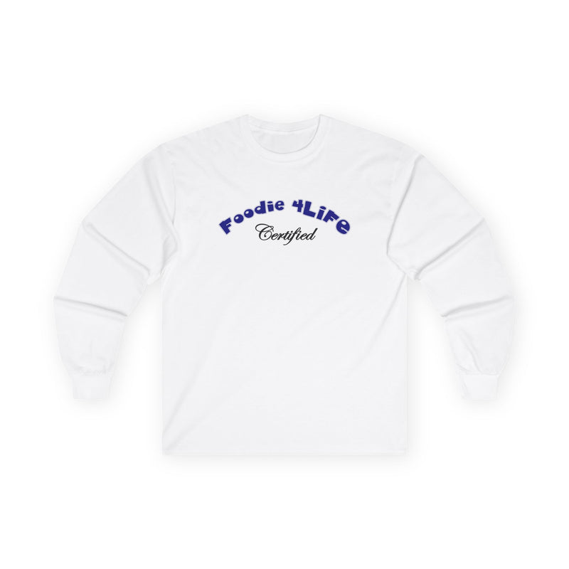 L.O.E.F Foodie 4Life Certified Long Sleeve Tee (Dark Blue)
