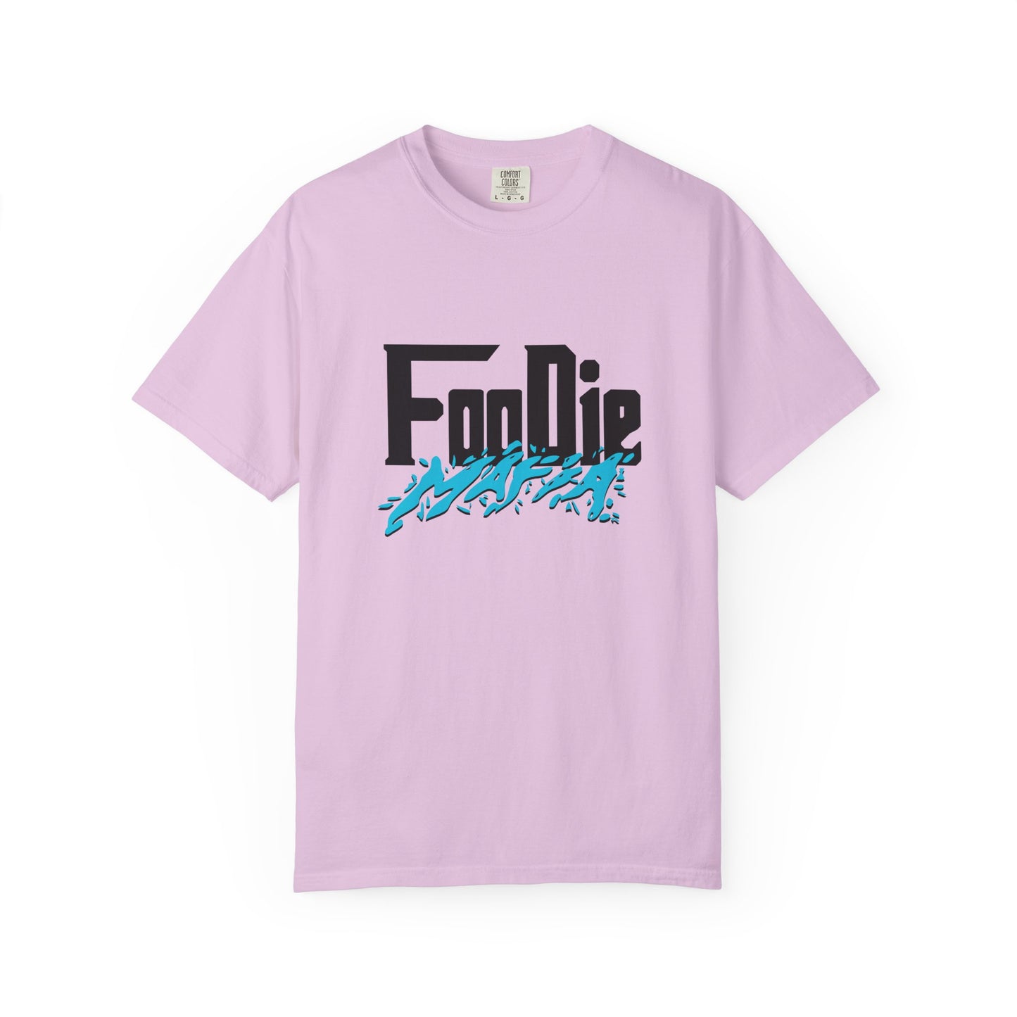 L.O.E.F Foodie Mafia Unisex Tee Shirt (Aqua Blue)