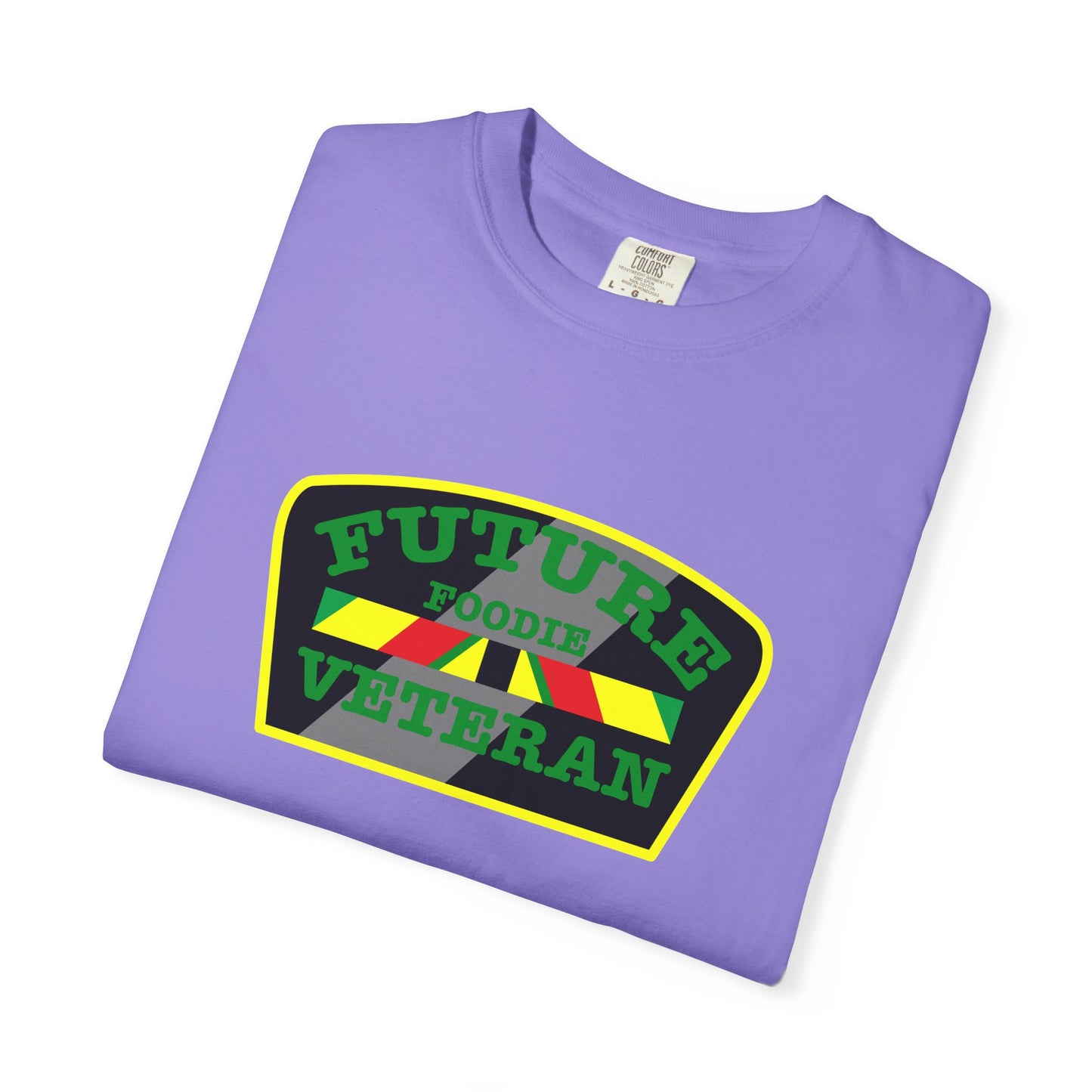 L.O.E.F Future Foodie Veteran Unisex Tee Shirt (Green)