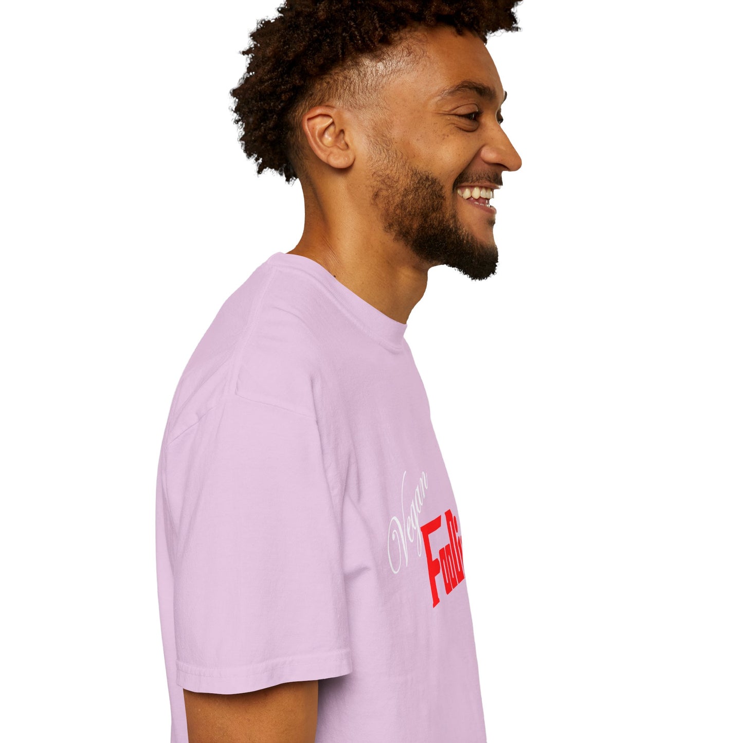 L.O.E.F Unisex Vegan Foodie Tee Shirt (Fiery Red)