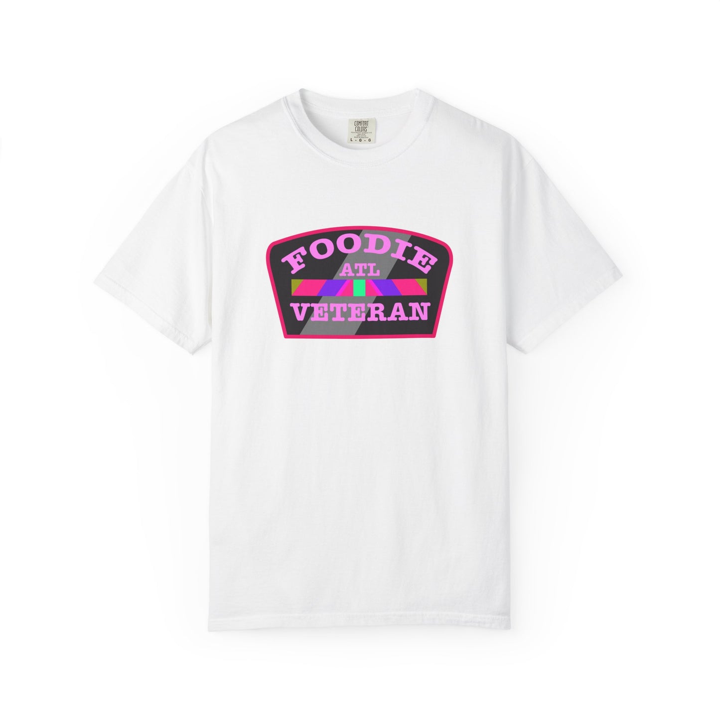 L.O.E.F Foodie Veteran ATL Unisex Tee Shirt (Pink)