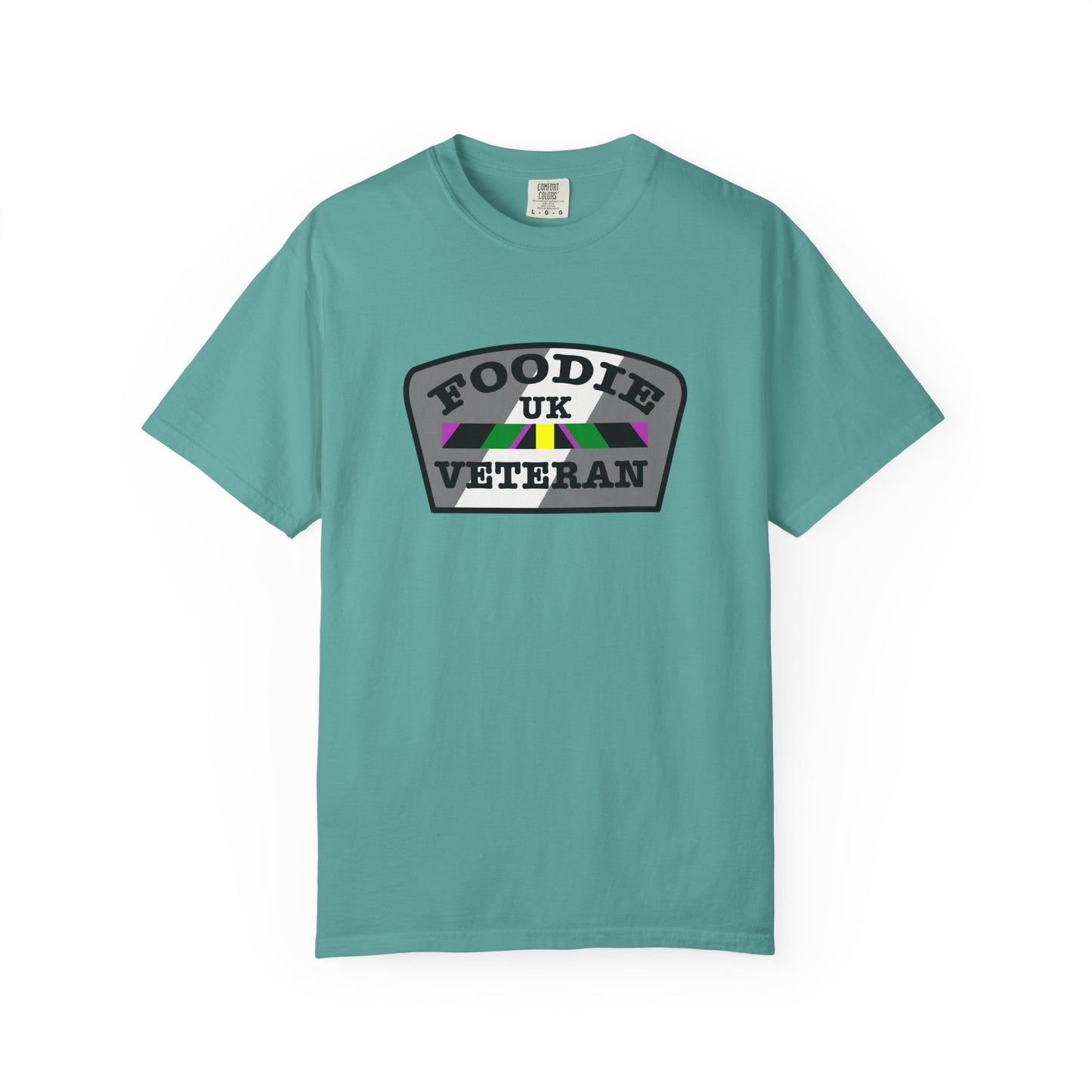 L.O.E.F Foodie Veteran UK Unisex Tee Shirt (Gray)