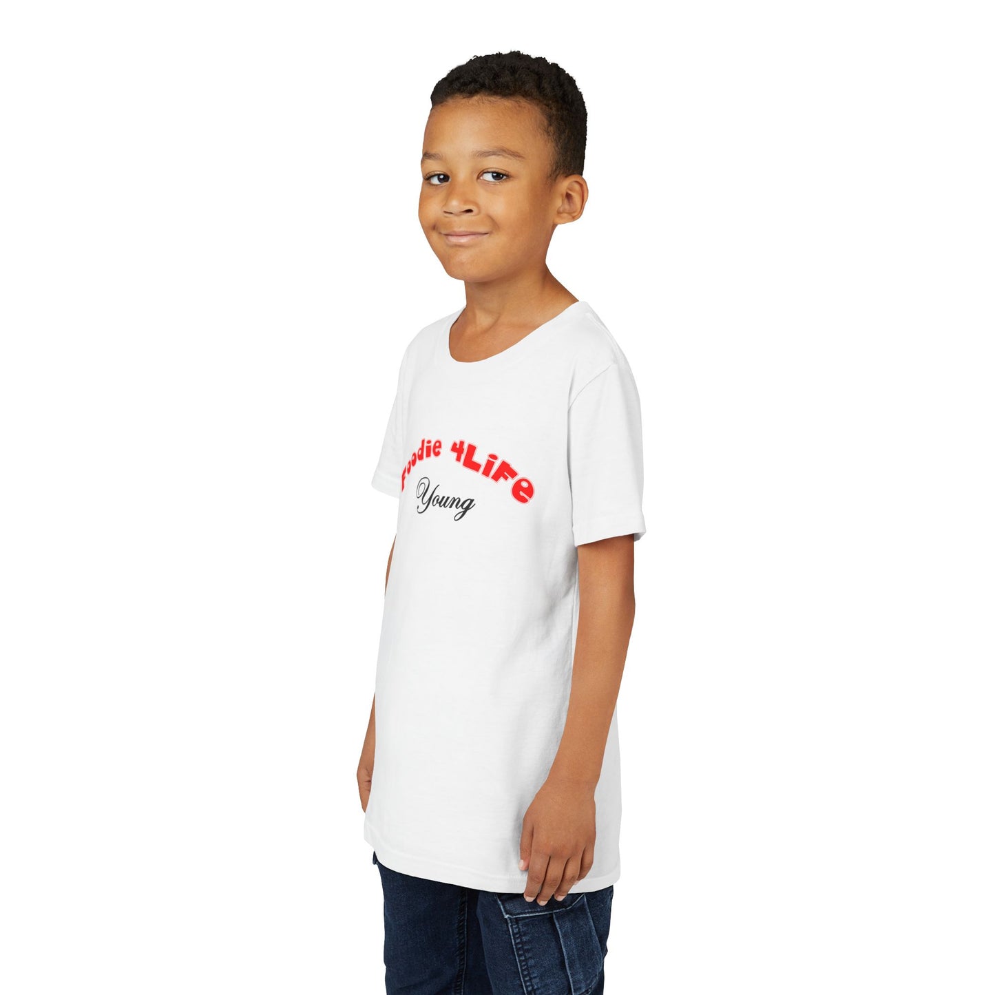 L.O.E.F Foodie 4Life Young Tee Shirt  (Fiery Red)