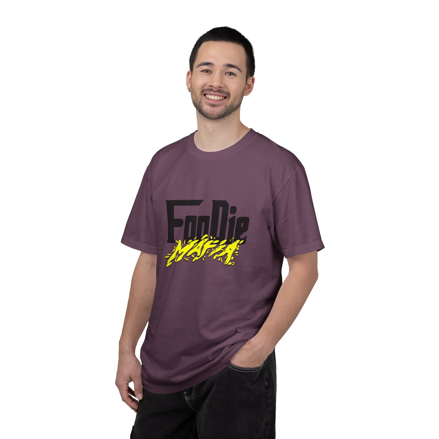 L.O.E.F Foodie Mafia Unisex Tee Shirt (Bright Yellow)