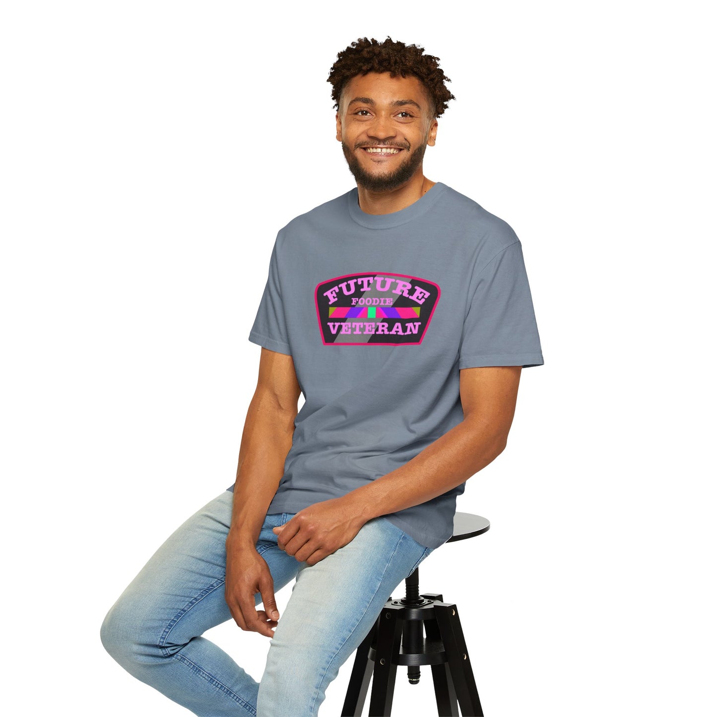 L.O.E.F Future Foodie Veteran Unisex Tee Shirt (Pink)