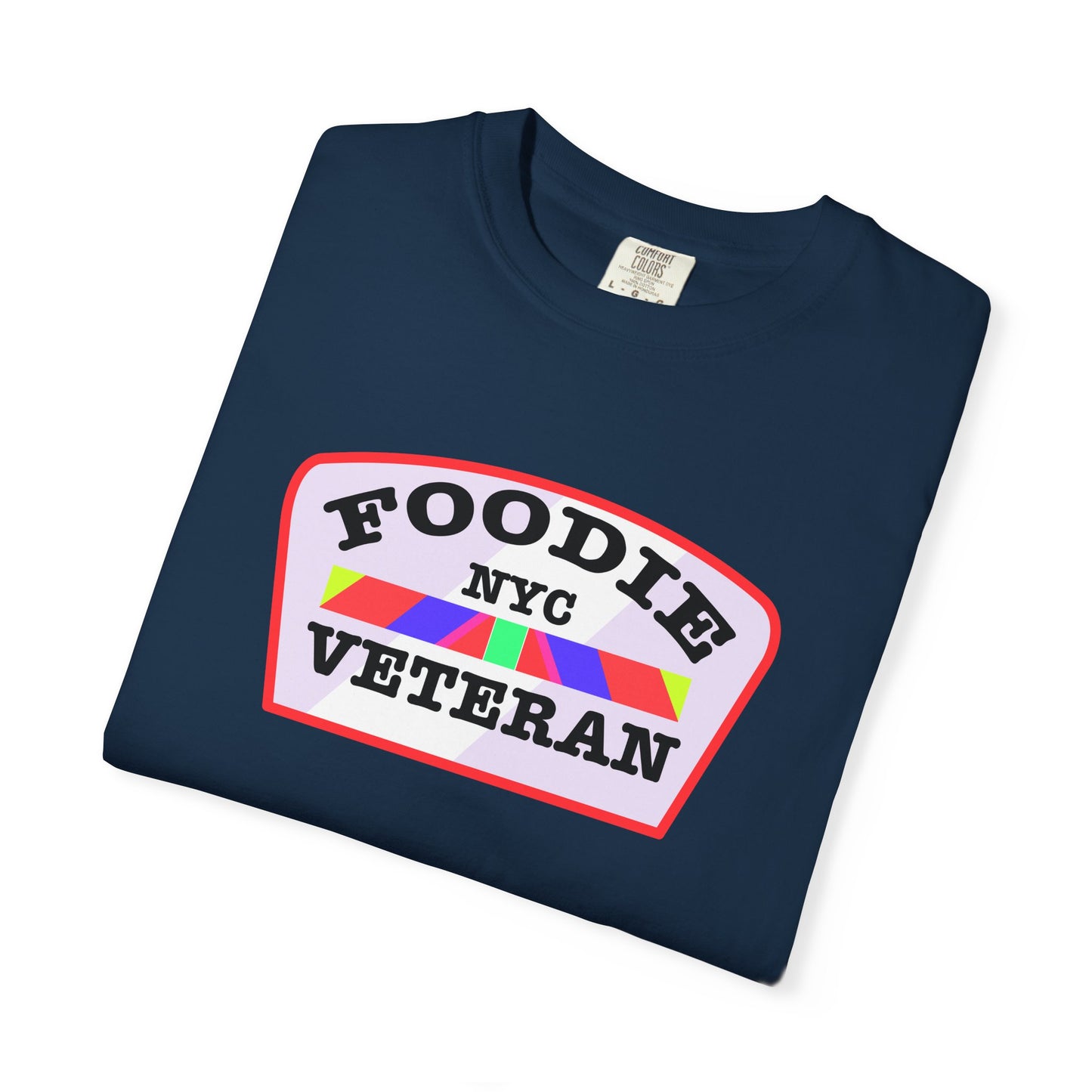 L.O.E.F Foodie Veteran NYC Unisex Tee Shirt (Soft Pink)